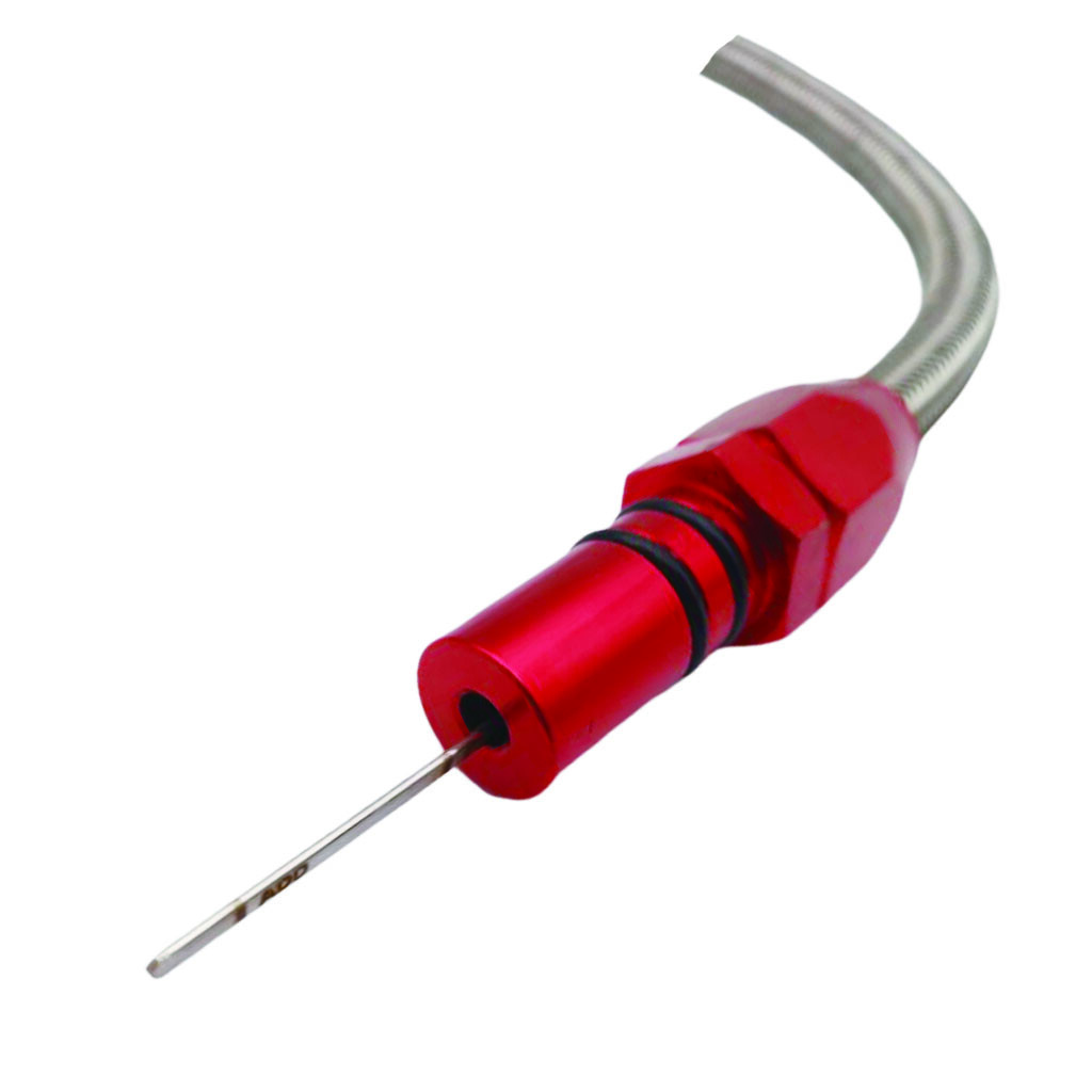 Flexible Automatic Transmission Dipstick For CHEVY GM 400 Turbo SBC BBC Red