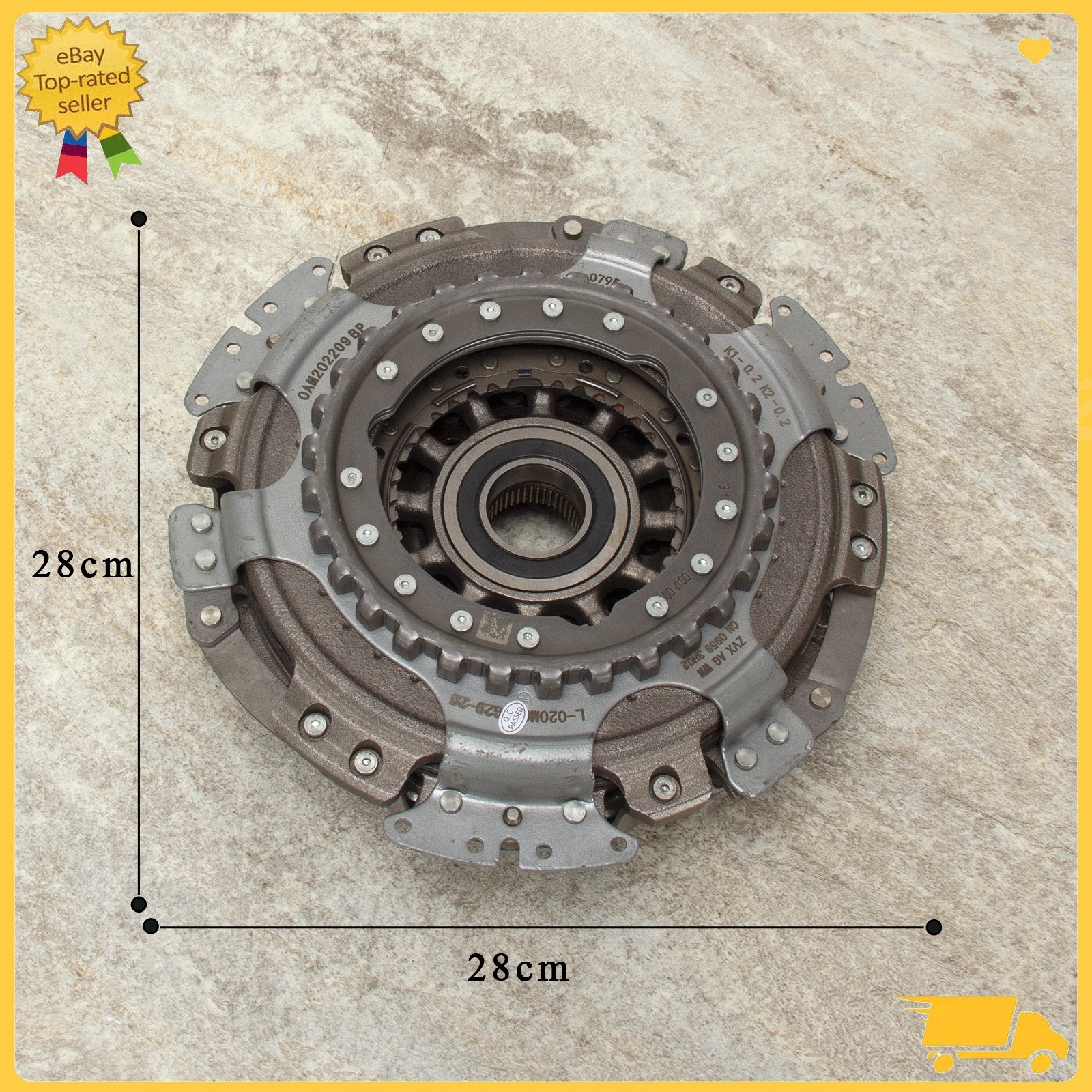 0AM DQ200 DSG Transmission Dual Clutch Kit 602000600 For 7-Speed Golf Jetta