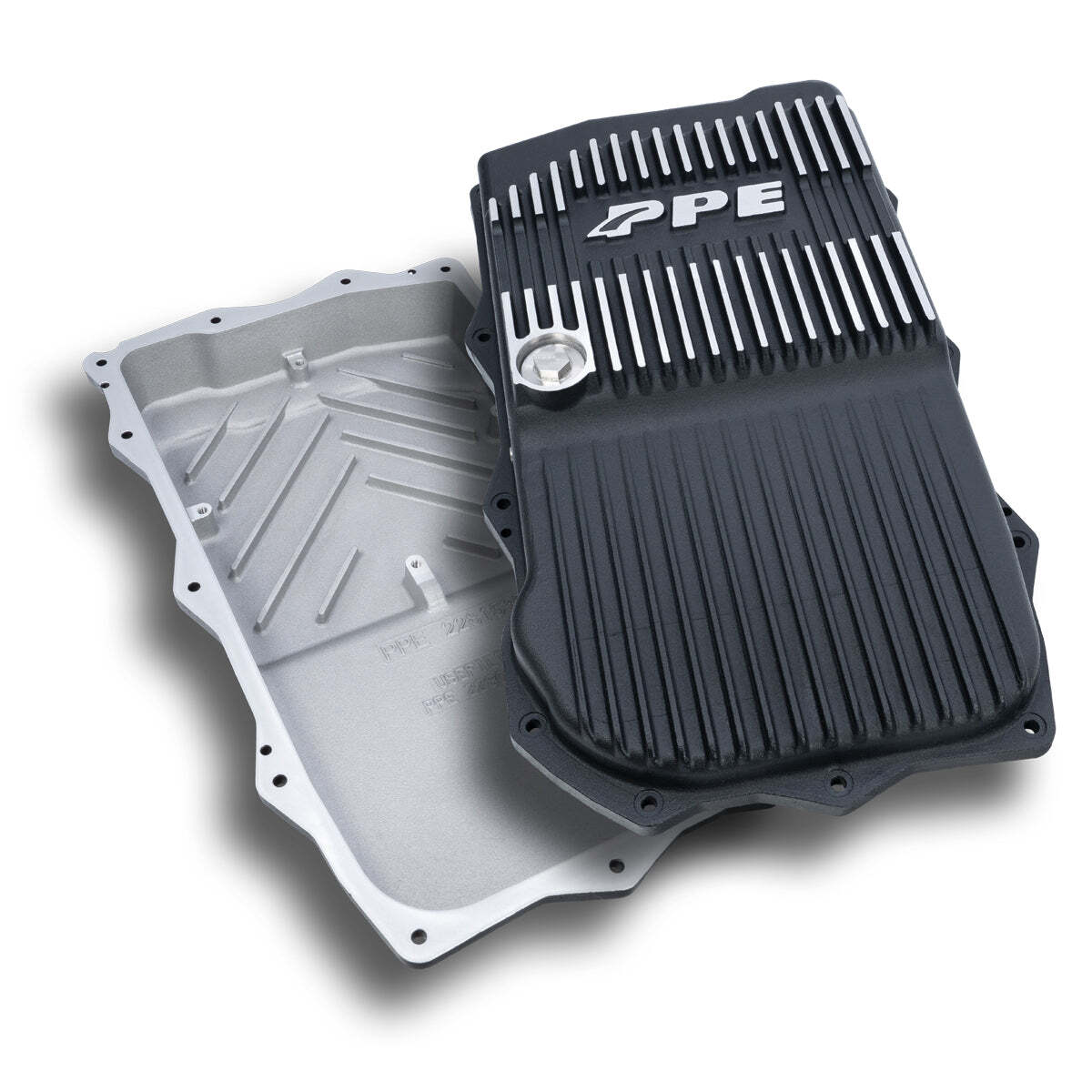 PPE HD Brushed Aluminum Transmission Pan For 18-22 850RE Jeep Wrangler JL/JT