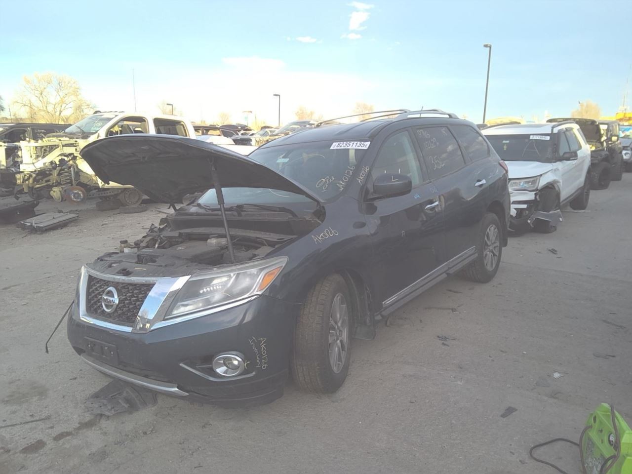 Automatic Transmission CVT 3.5L 6 Cylinder 4WD Fits 13-14 PATHFINDER 1345405