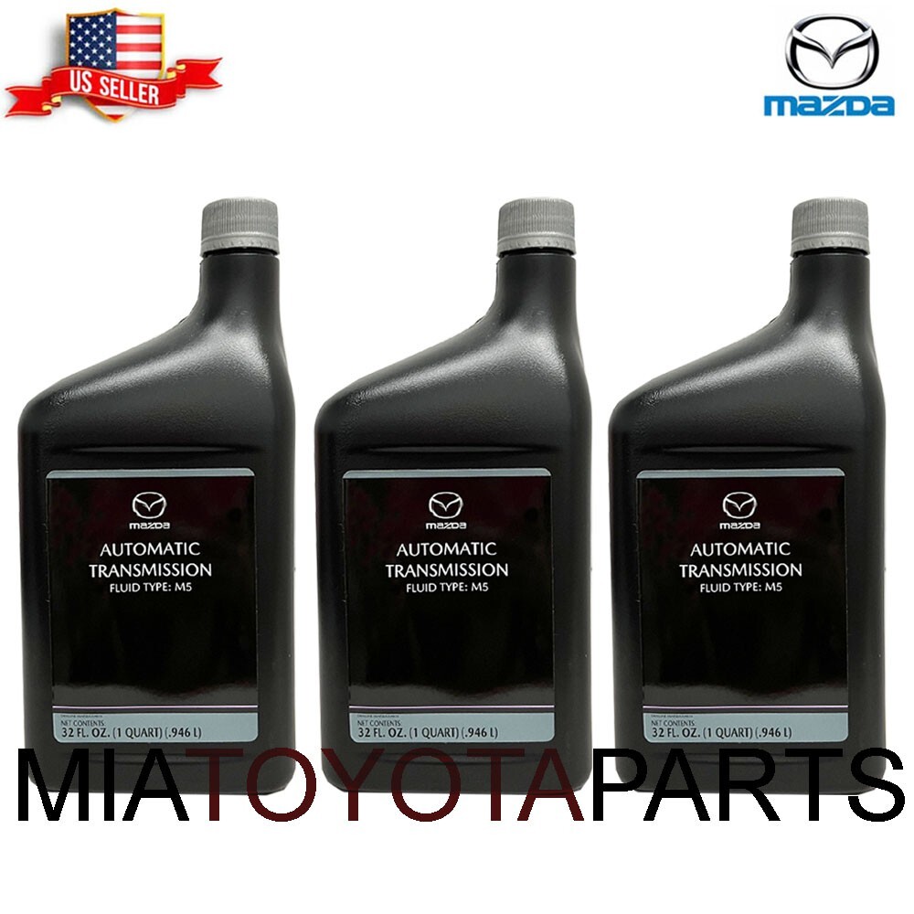 3 Pk Genuine Mazda OEM Automatic Transmission Fluid 0000-77-112E-01 Type M5 3Qts