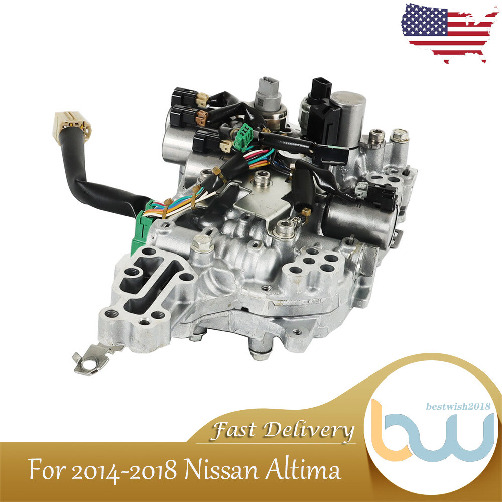 For 2014-2018 Nissan Altima Rogue JF016E CVT Transmission Valve Body W/Solenoids