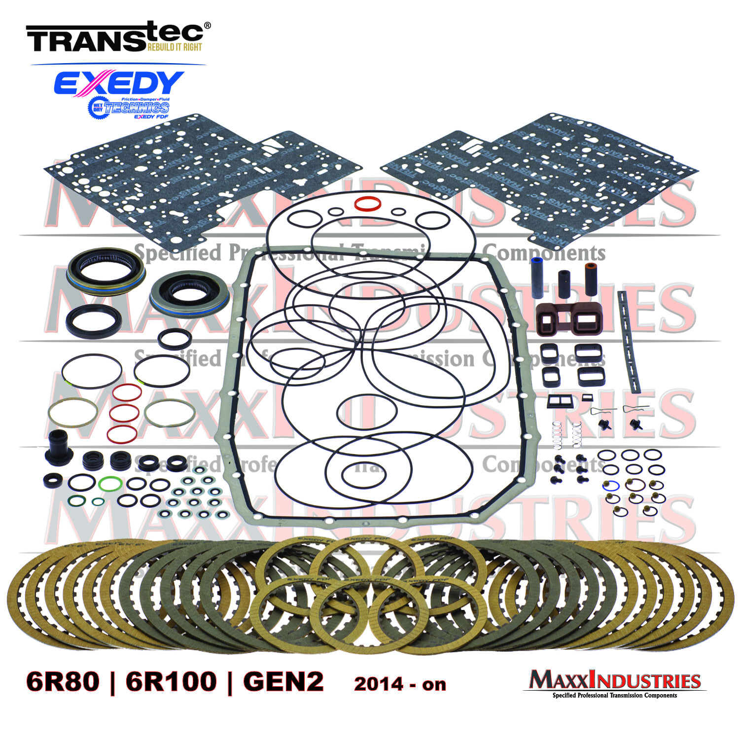6R80 6R100 Ford Transmission Rebuild Kit Transtec 2014-up Mustang F150 Explorer