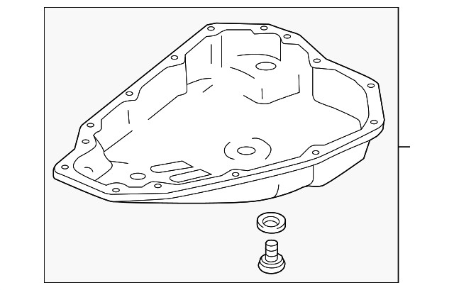 Genuine Mitsubishi Trans Pan 2705A036