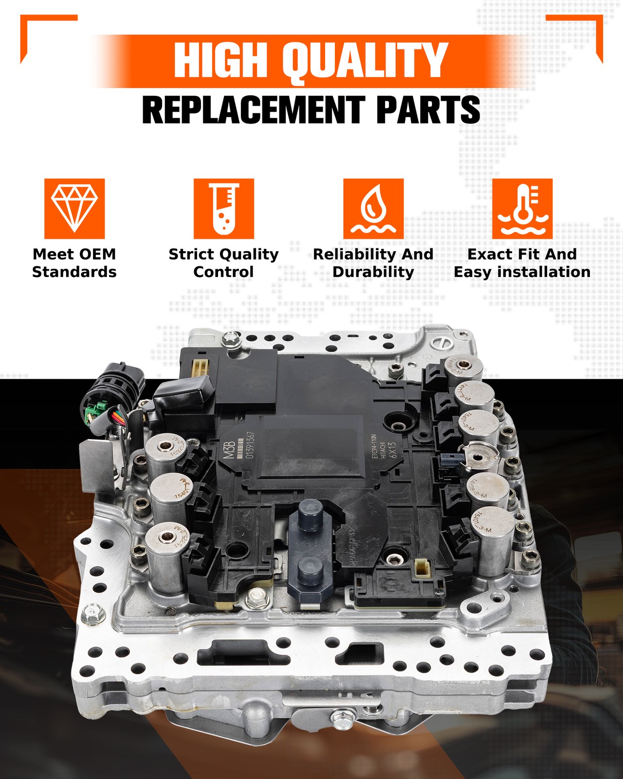 2014-2019 Infinity Q50 Q60 3.7L Valve Body TCM 31705-X132B RE7R01A Programmed