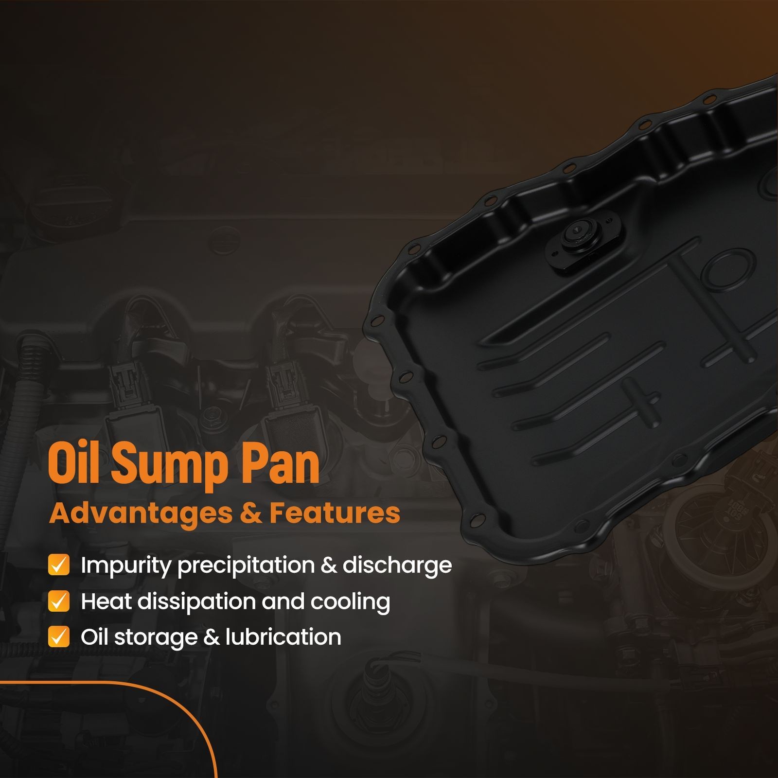 Transmission Oil Pan for Hyundai Elantra L4 2.0L Hatchback 2009-2012