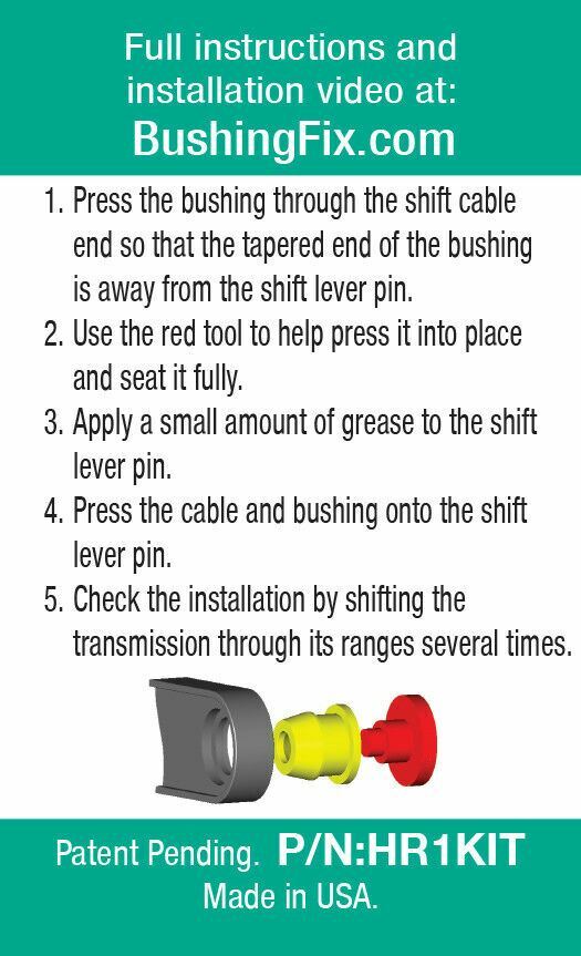Transmission shifter linkage bushing for Jeep Liberty Transfer Case