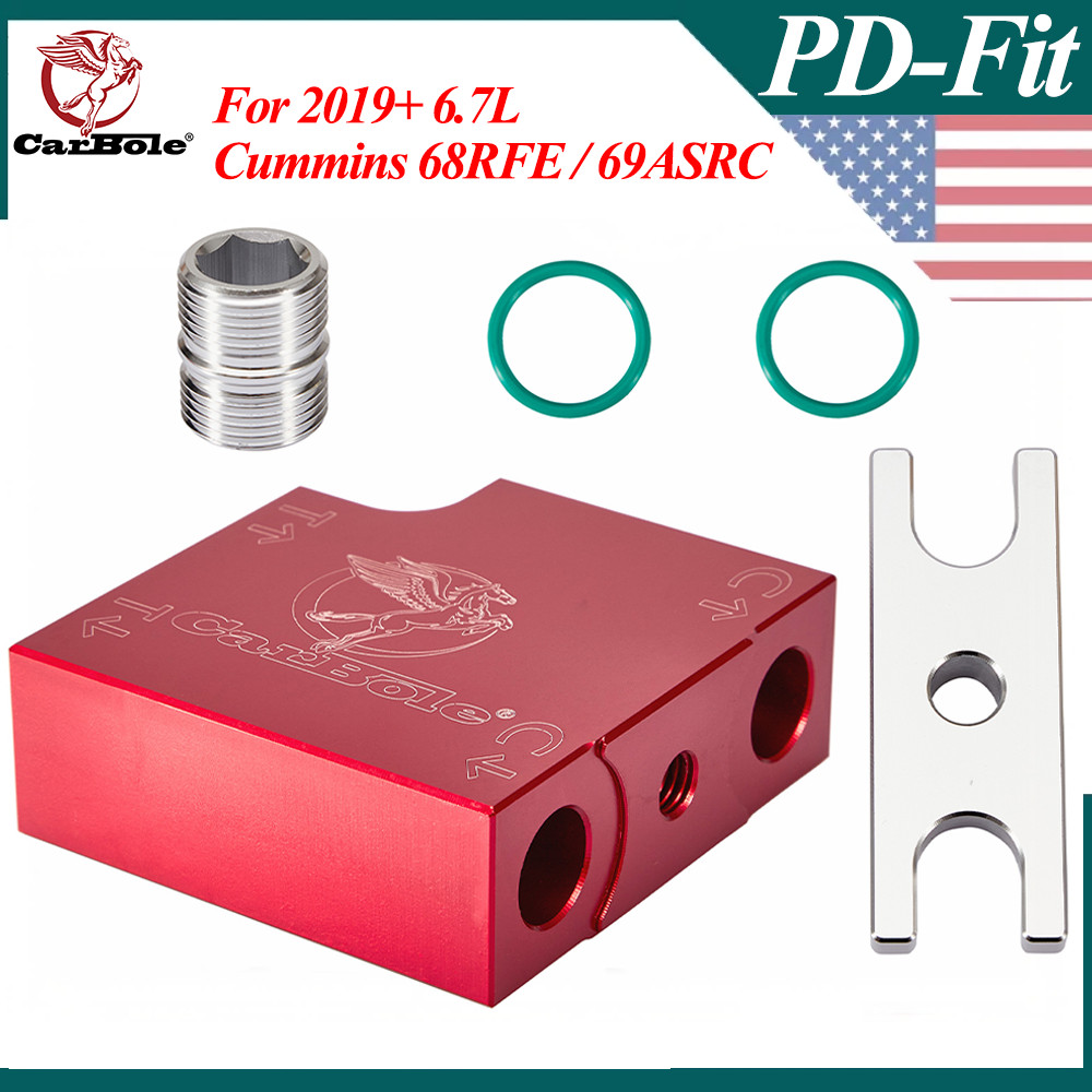 New Thermal Bypass Valve w/Coupler Fit For 2019+ 6.7L Cummins 68RFE / 69ASRC