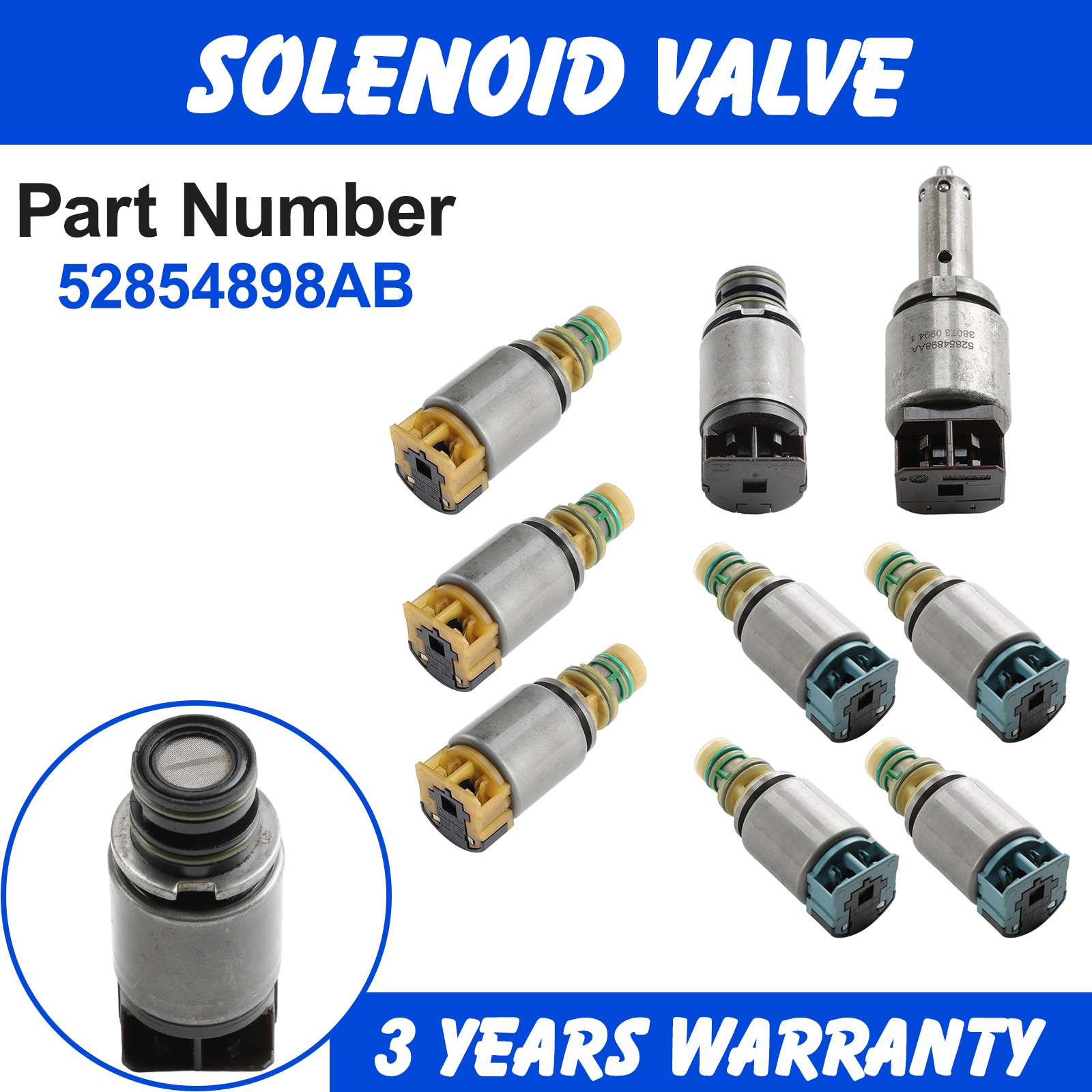 Solenoid Valve For Dodge Challenger 2015-2023 Dodge Charger Durango 52854898AB