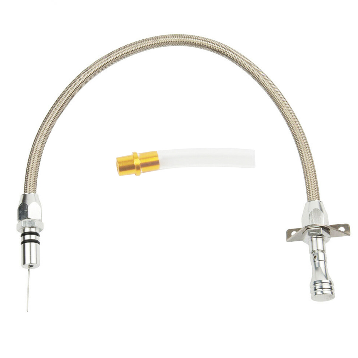Racing Flexible Stainless Transmission Dipstick GM For Chevy TH-400 Turbo SBC SL