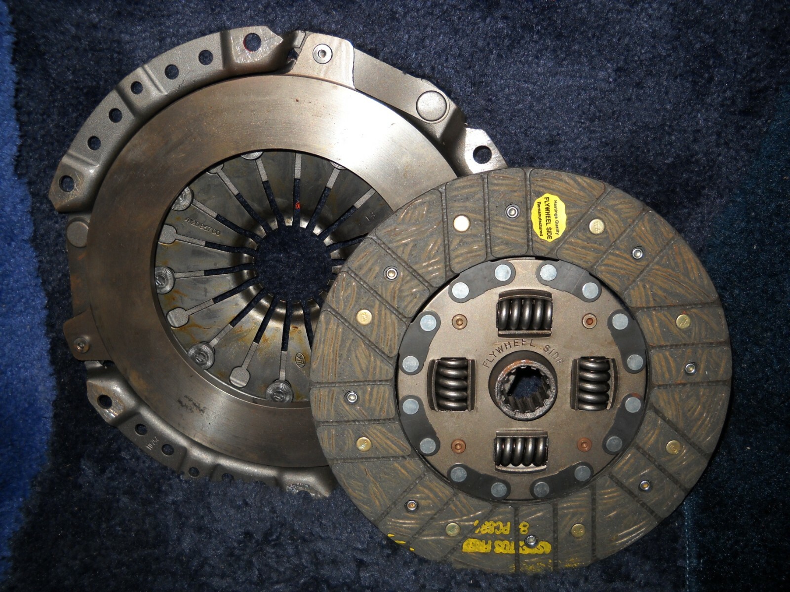 Hastings Re-Manufactured 2pc Clutch Set CD1007& CA1907 for 82-85 S10s-1.9& 2.2Di