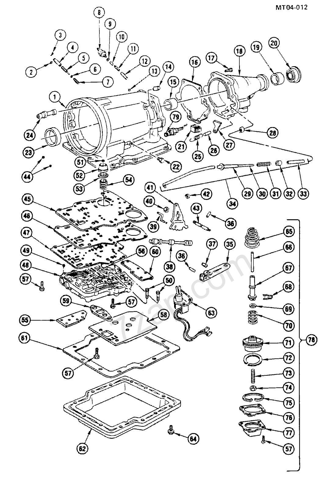 TH180 Automatic Transmission Filter Kit 82-87 Chevrolet Pontiac Geo Suzuki