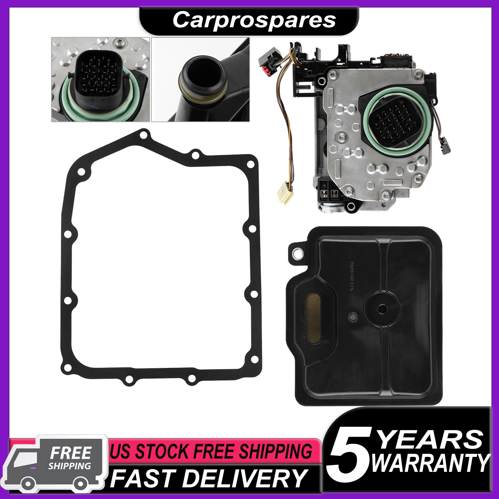 Transmission Solenoid Block Filter Kit For 2007-2019 Chrysler Dodge Journey Ram