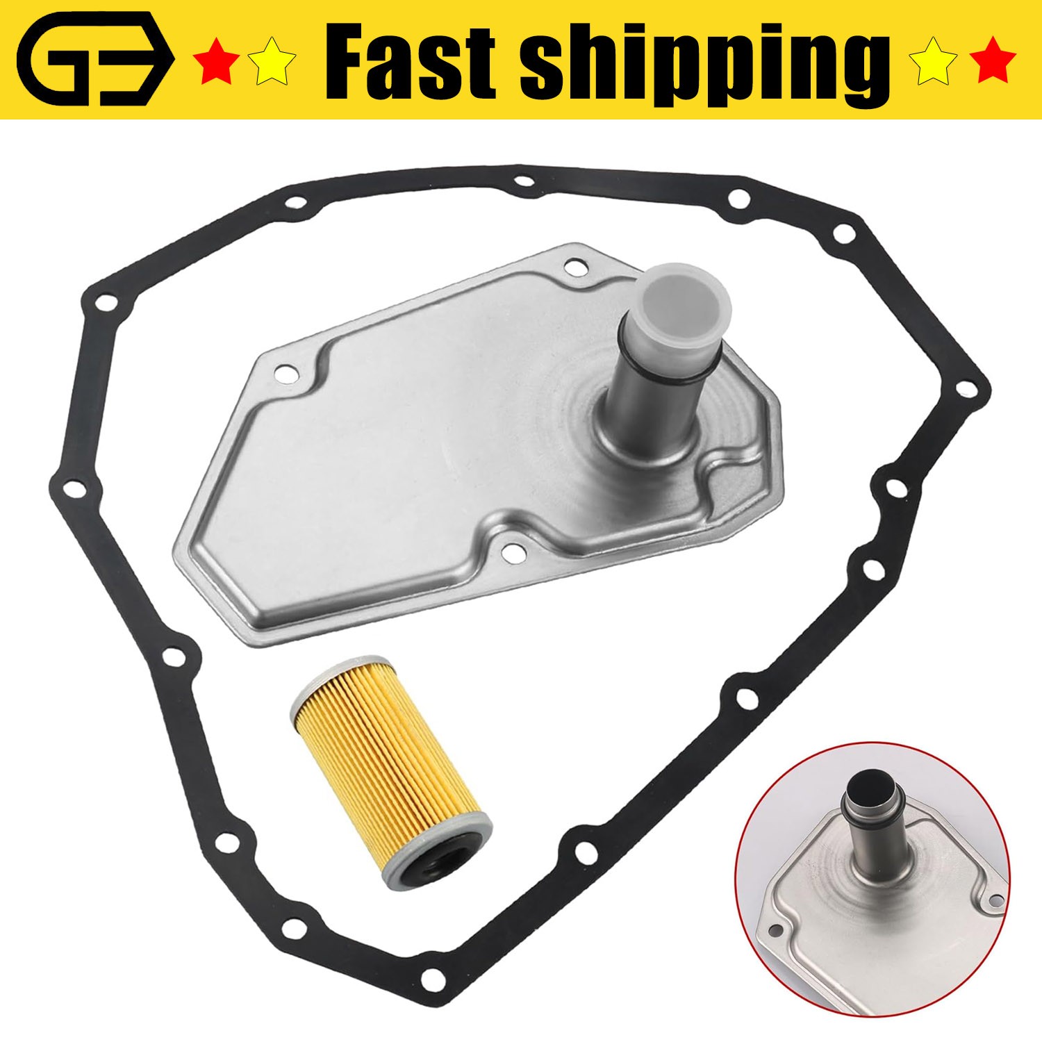 Transmission Filter Oil Pan Gasket Kit 33010JF015 For 12-19 NISSAN SENTRA VERSA