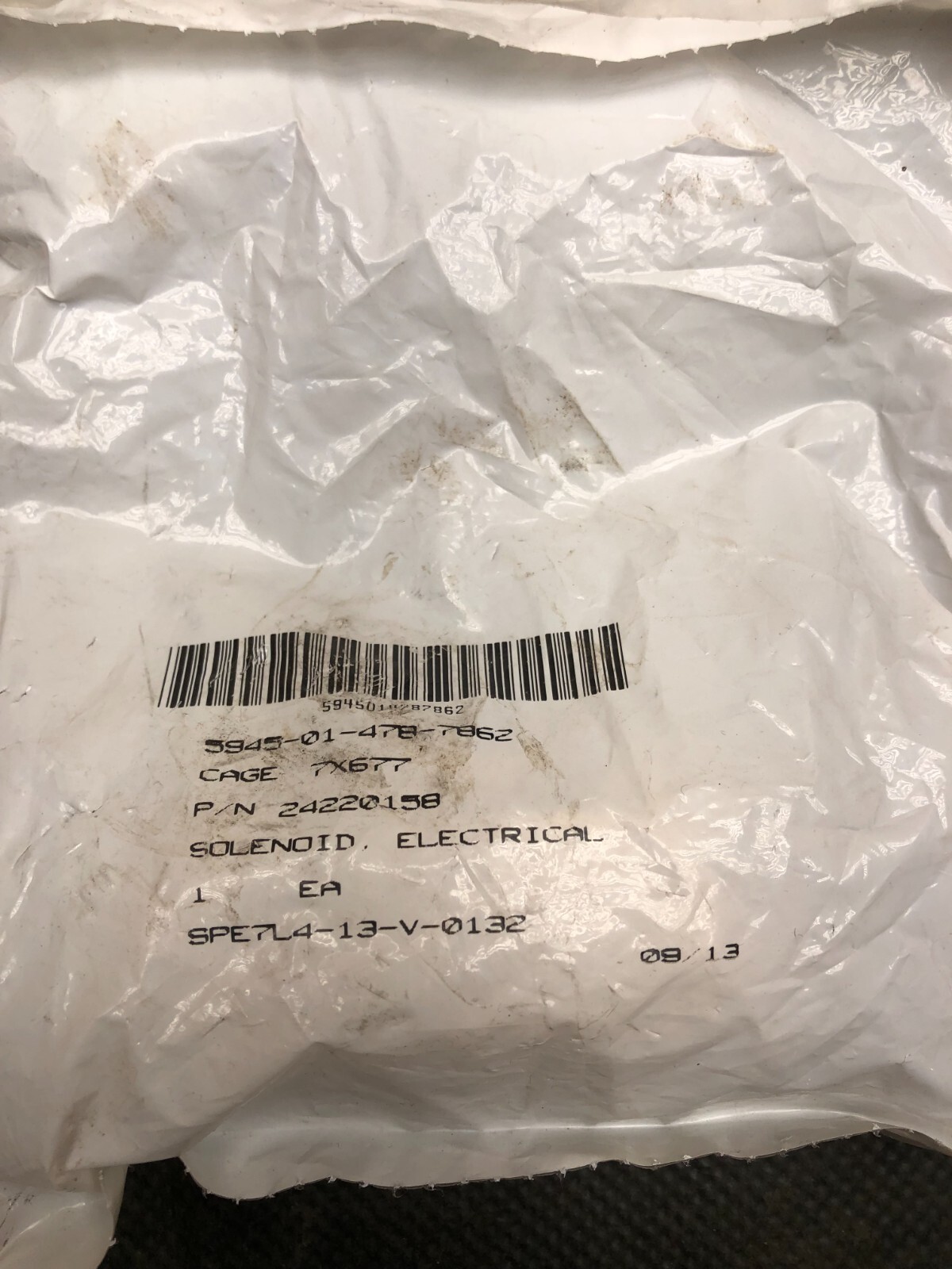 Borg Warner 24220158 Solenoid, Electronic cage 7×677 5945-01-478-7862