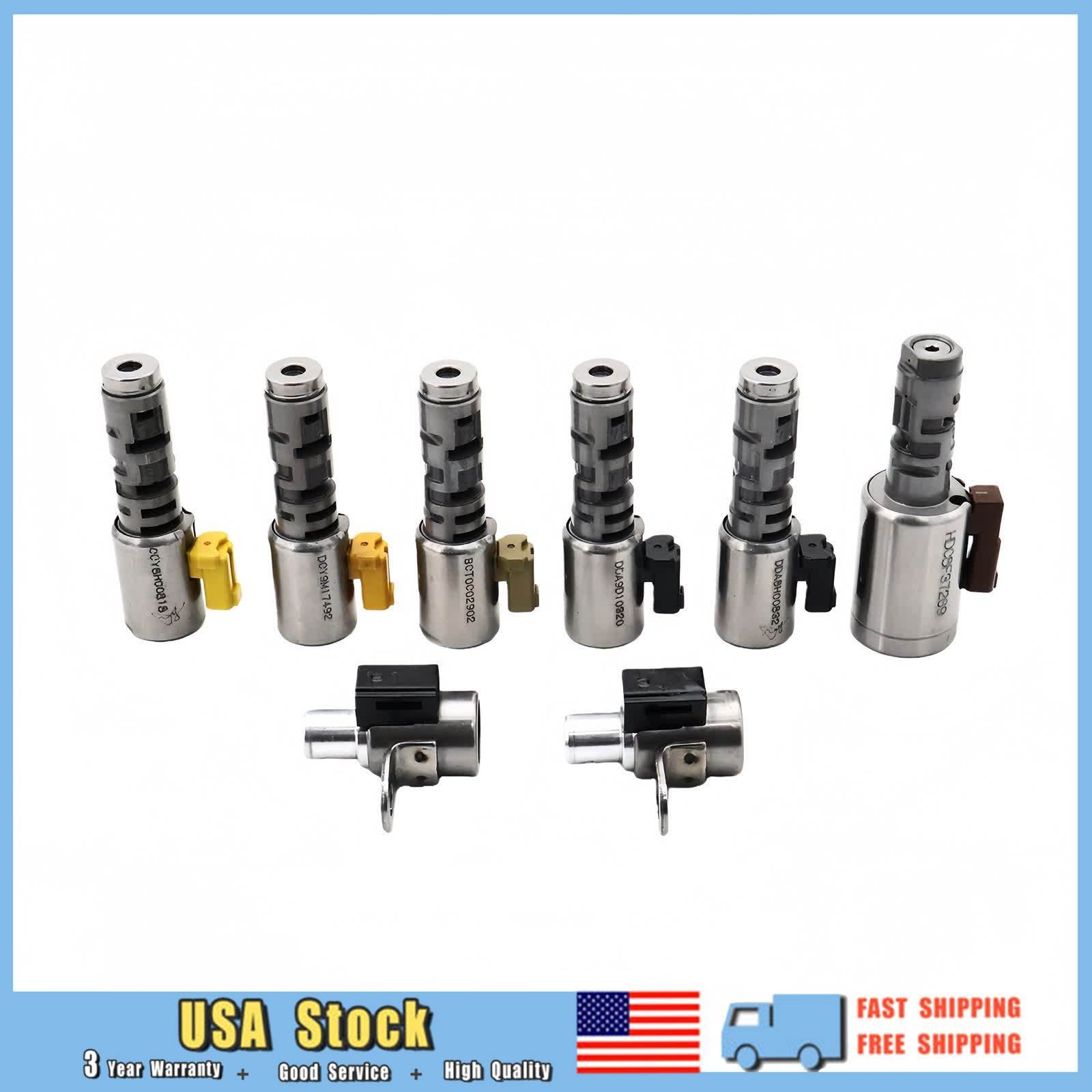 8Pcs Transmission Solenoid Small Valve Fit 03-08 Audi TT 05-10 VW Jetta 09G 6spd