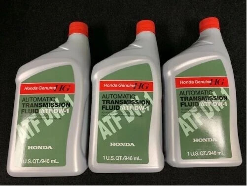3-QTS ATF DW-1 Genuine OEM Honda Acura Automatic Transmission Fluid 08200-9008