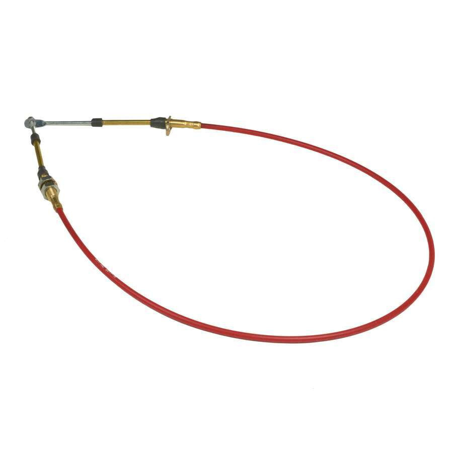 B&M 80605 Shifter Cable, 5 ft Long, 2-1/2 in Stroke, Threaded / Eyelet Ends