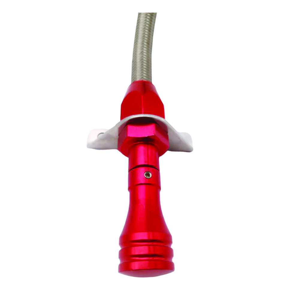 Flexible Automatic Transmission Dipstick For CHEVY GM 400 Turbo SBC BBC Red