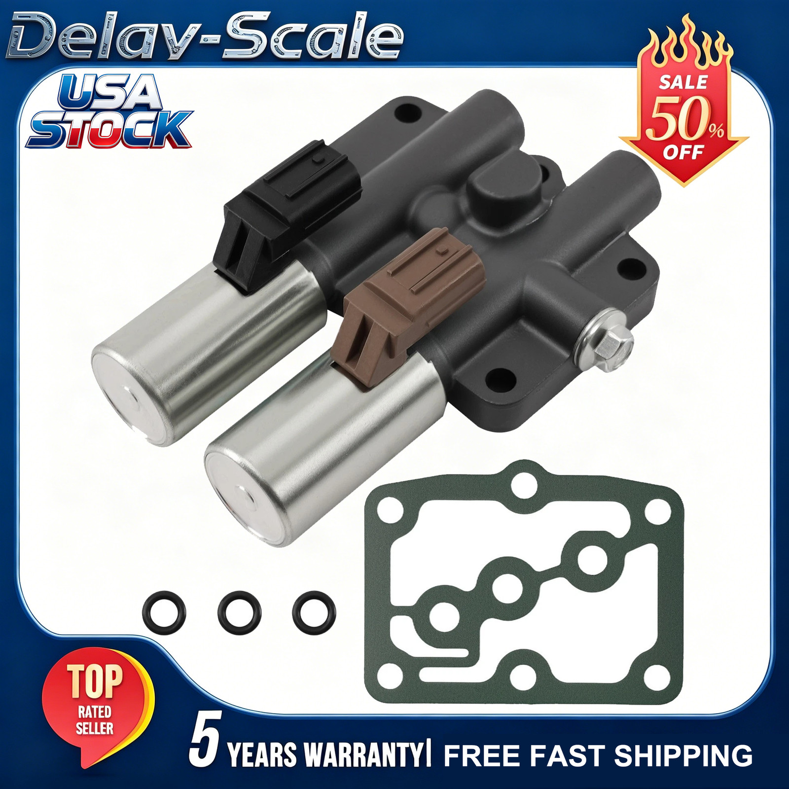 NEW 28250-P6H-024 For Honda Accord 97-07 Transmission Dual Linear Shift Solenoid