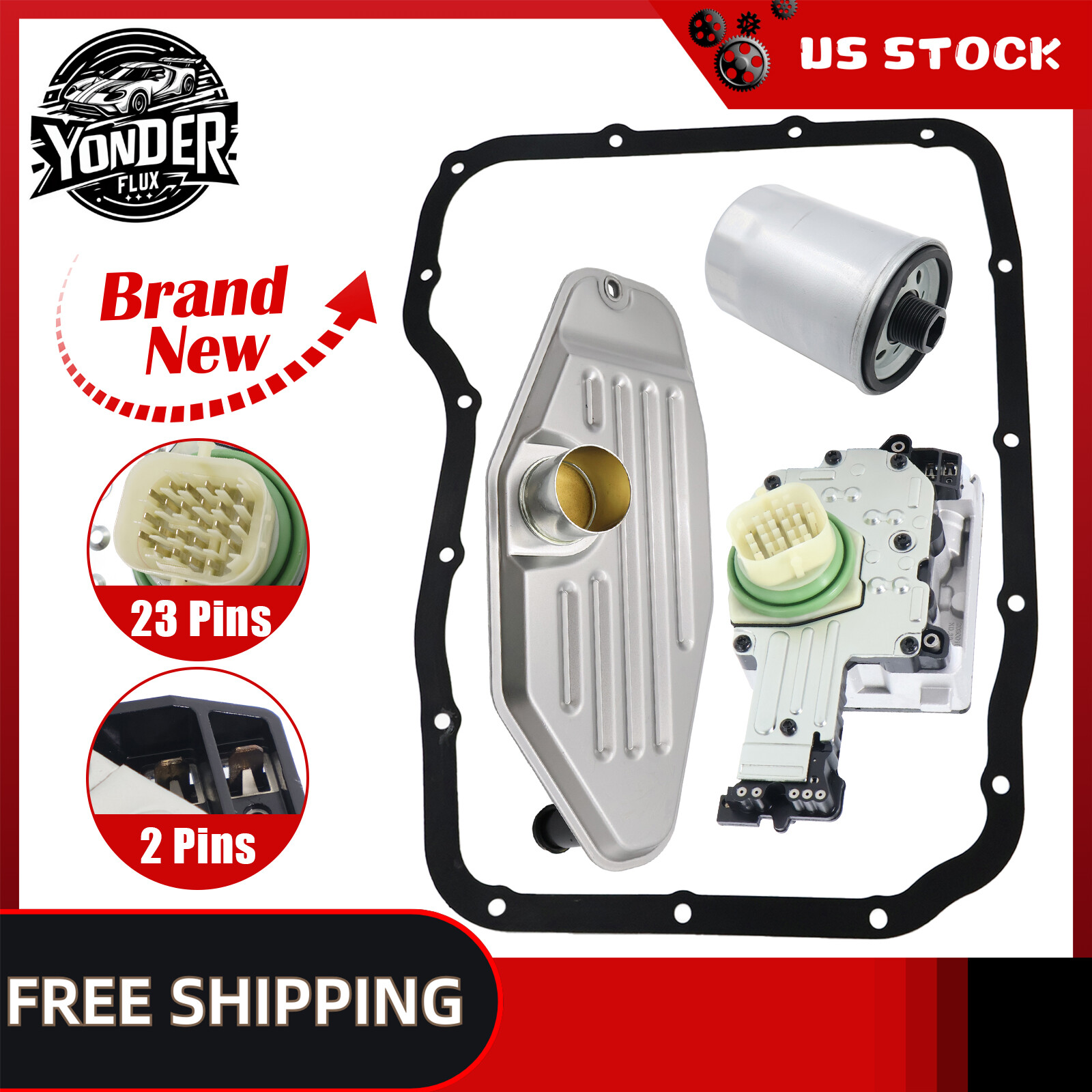Transmission Shift Solenoid Kit 52119435AF For Dodge Chrysler Ram Jeep 4.7L 5.7L