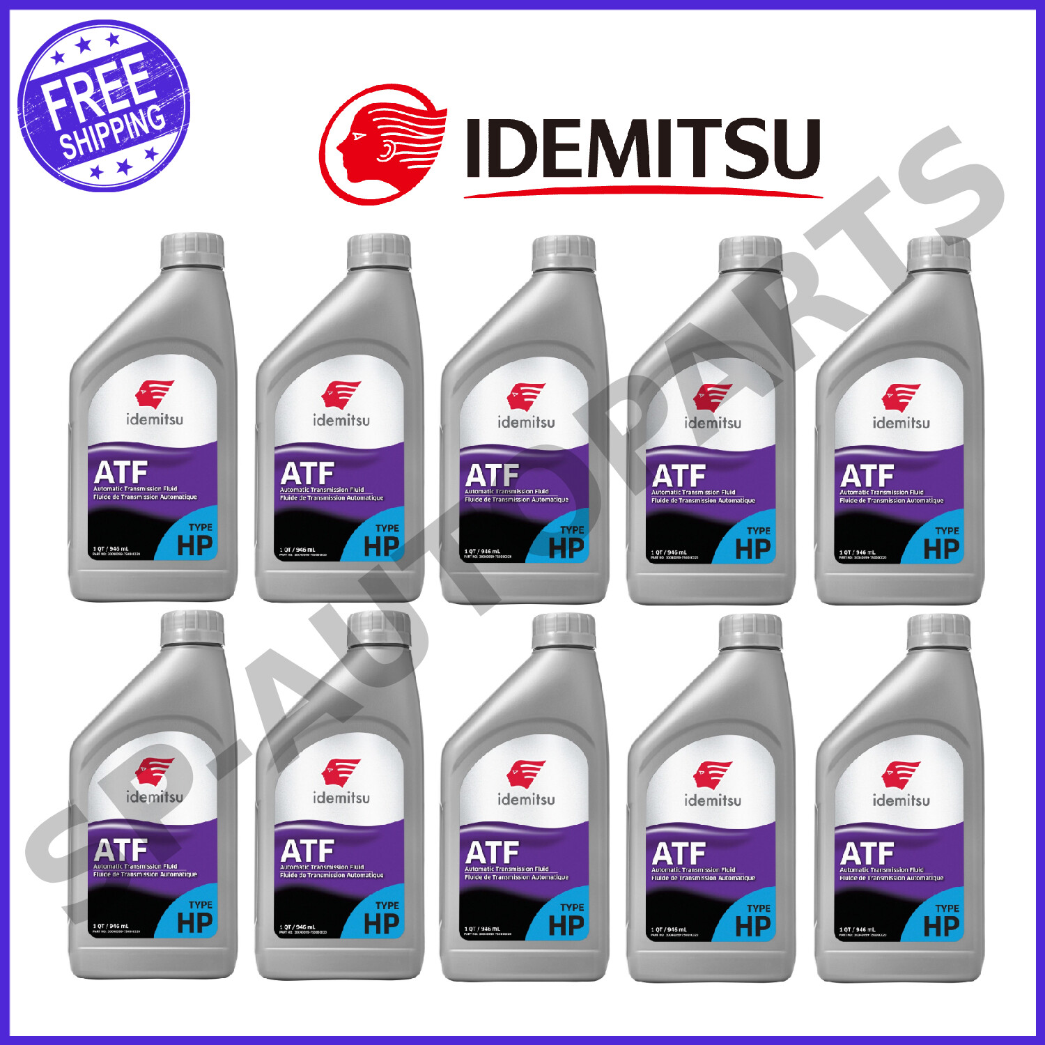 10 Quart Pack Automatic Transmission oil Fluid Set ATF TYPEHP for Subaru TYPE-HP