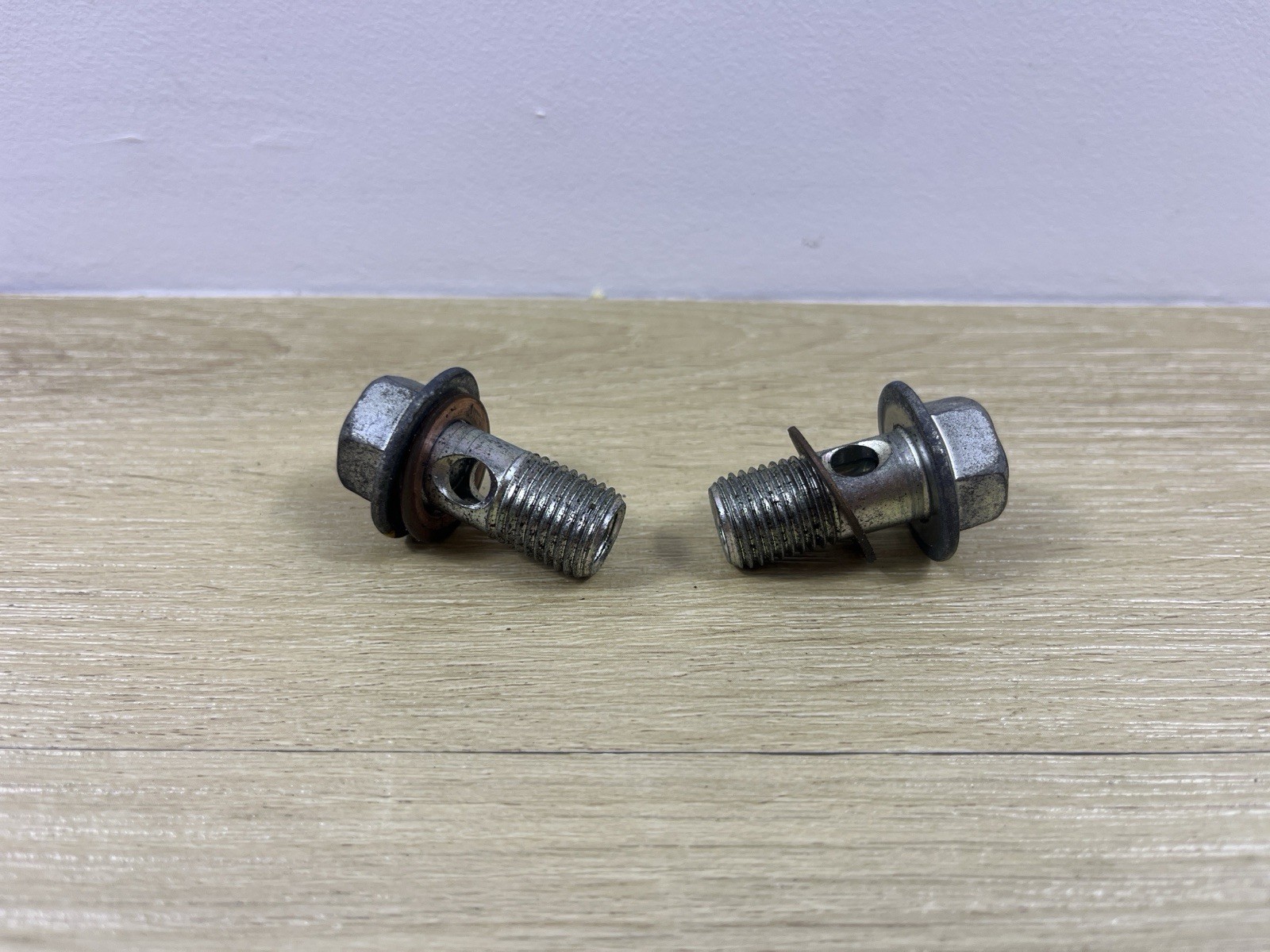 Infiniti Q50 3.0T Transmission Oil Cooler Line Banjo Bolts Set OEM 2016