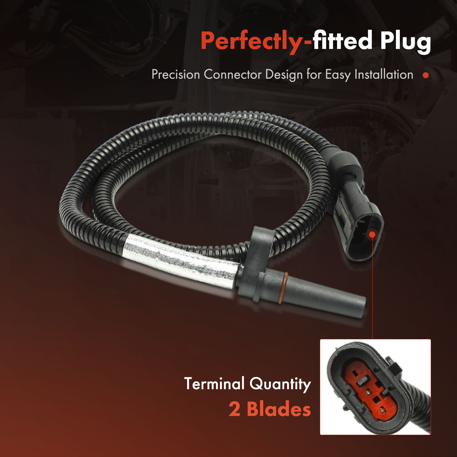 Speed Sensor w/ Clip for Dodge Ram 2500 /3500 2007-2010 Ram 2500 Turbocharged