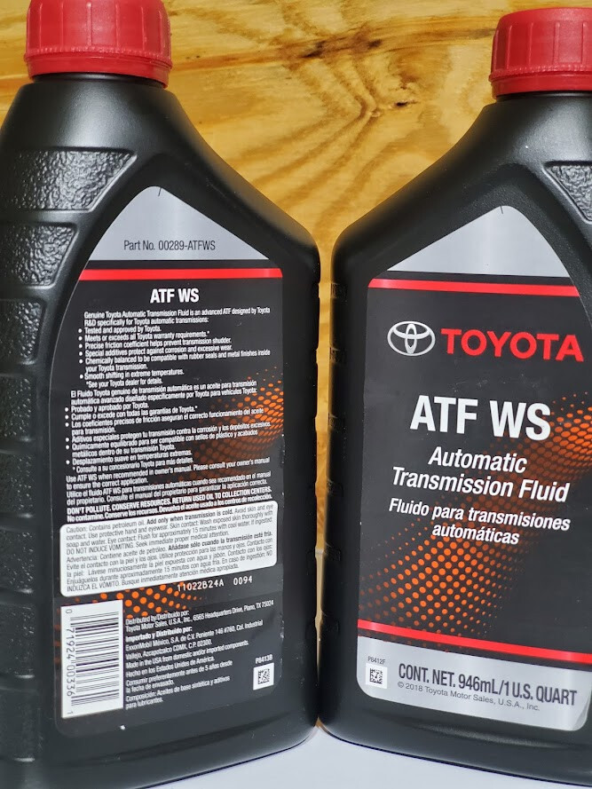 Toyota / Lexus / Scion WS World Standard Transmission Fluid 12qts bottles