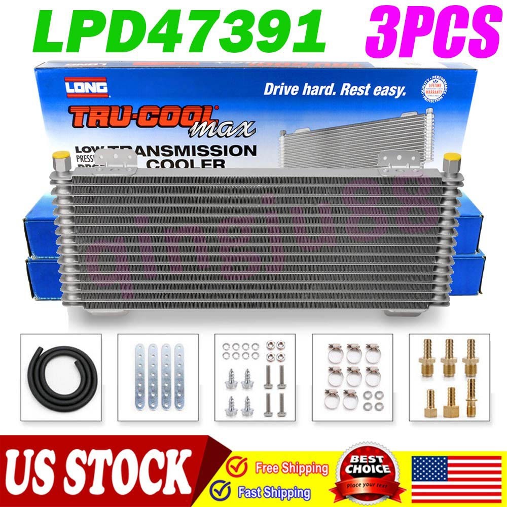 3PC Tru*Cool 40K Automatic Transmission Oil Cooler Kit GVW Max LPD47391 with box