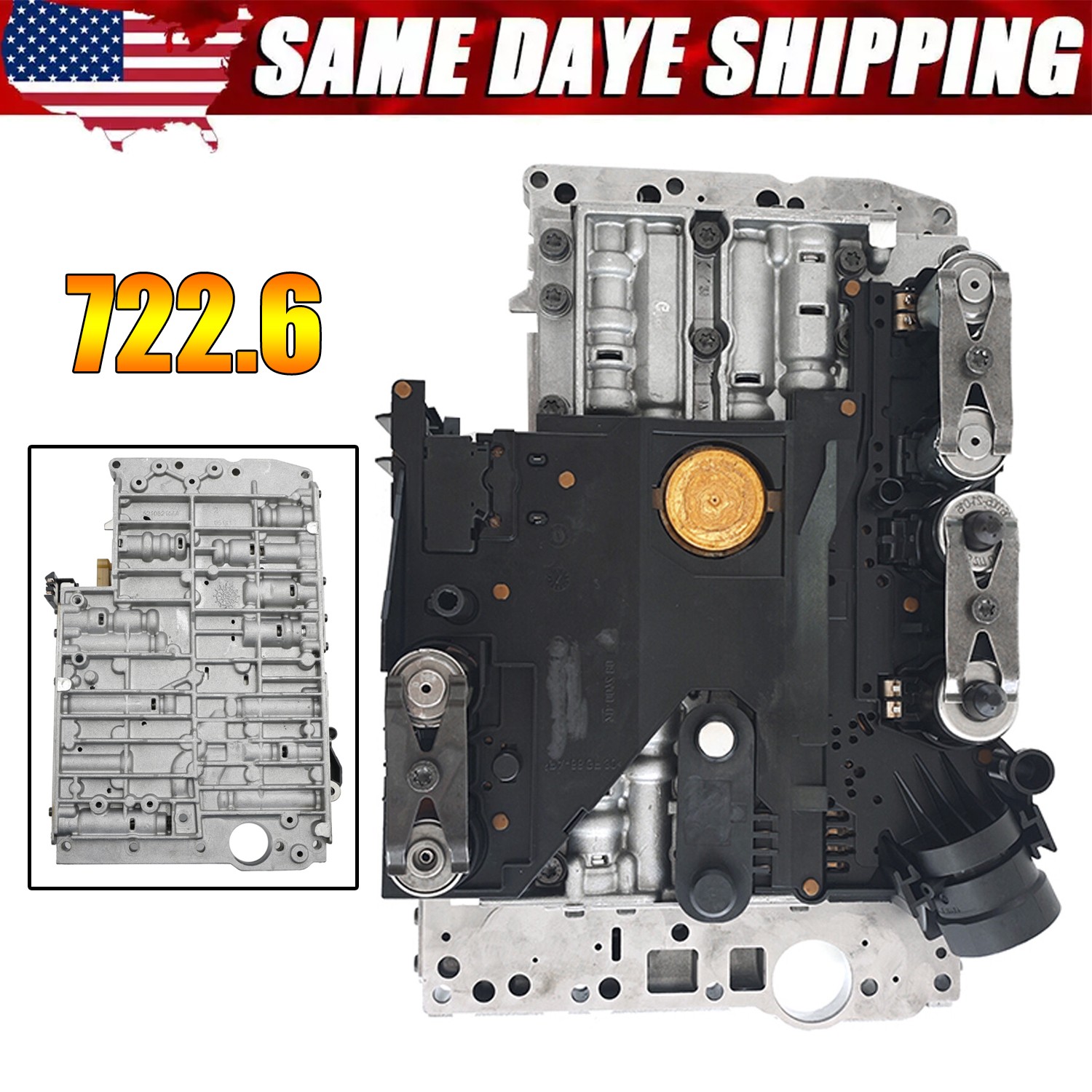 For Mercedes-Benz 722.6 TCU Transmission Solenoid Valve Body + Conductor Plate