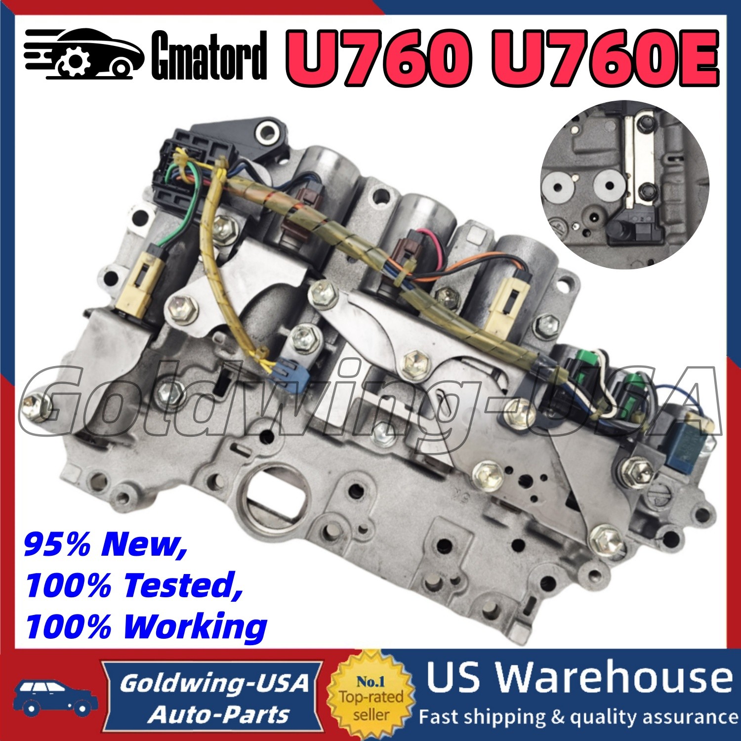 🚗 U760E U760 Transmission Valve Body For TOYOTA CAMRY HIGHLANDER RAV4 2.7L 2.5L