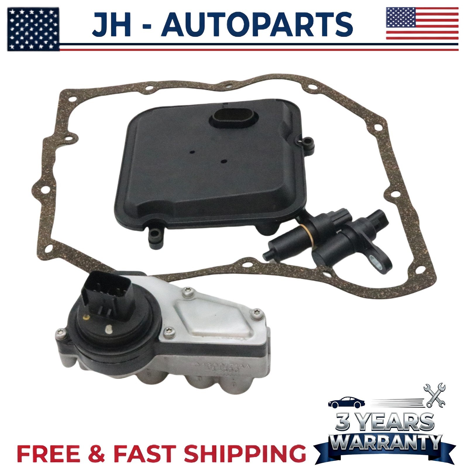 For Jeep Wrangler 03-10 Transmission Shift Solenoid Block Pack Kit 52854001AA US
