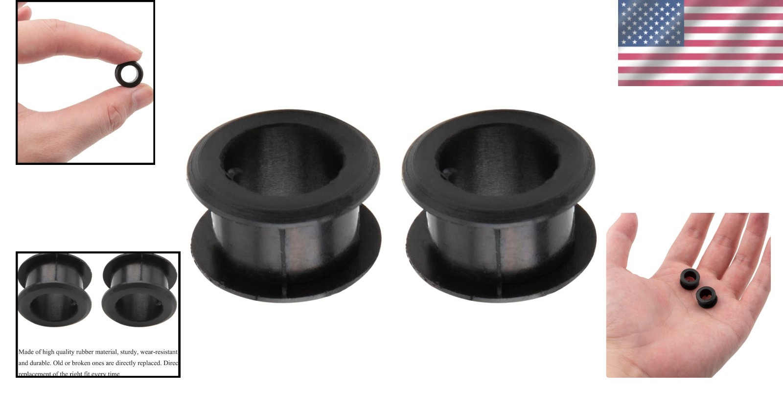 2 PC Transmission Shift Cable Bushing for Corolla, Matrix, Sienna – Durable ABS