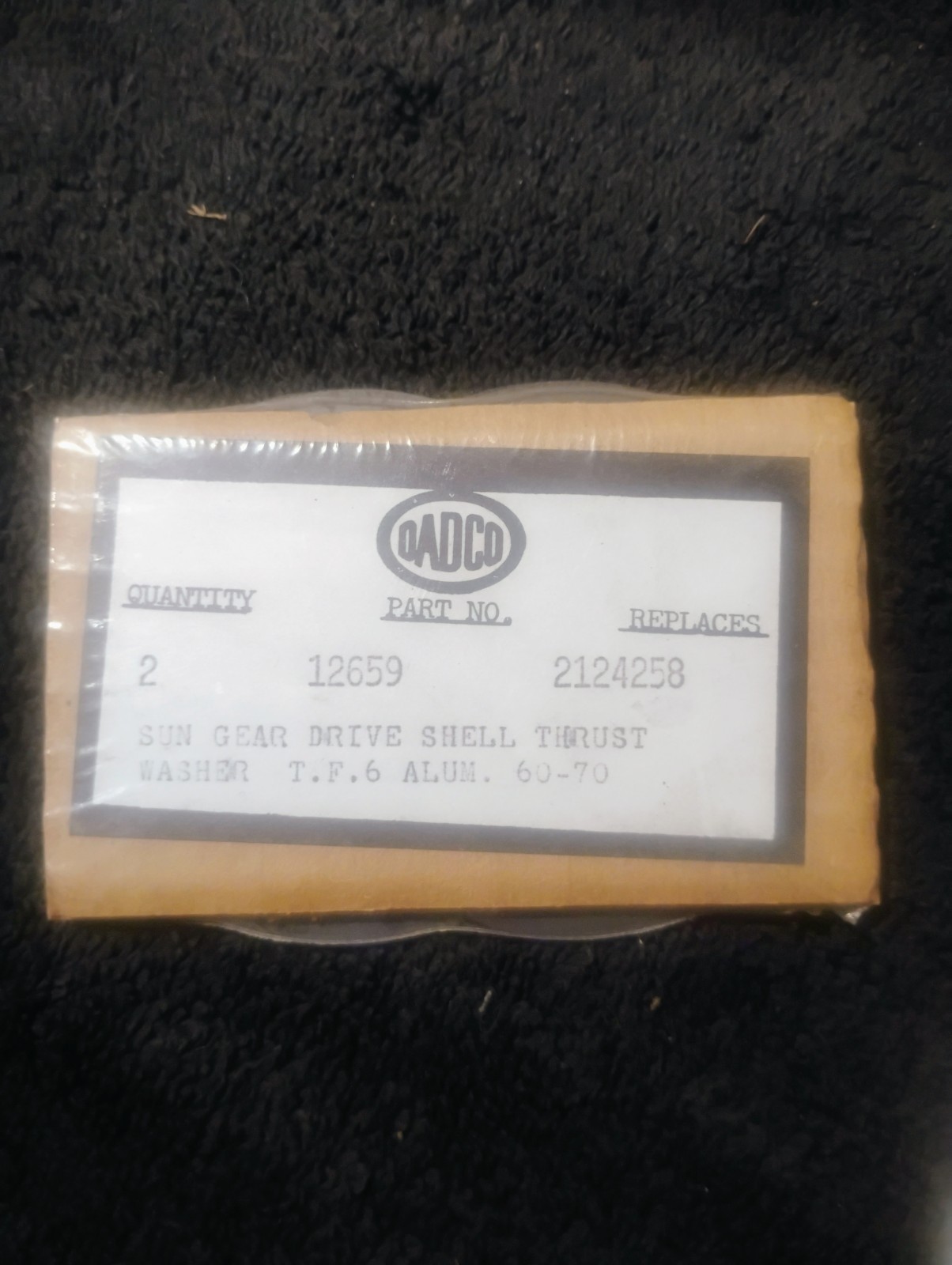 1960-1980 Dodge Plymouth A-904 Sun Gear Shell Thrust Plate 2124258 NOS