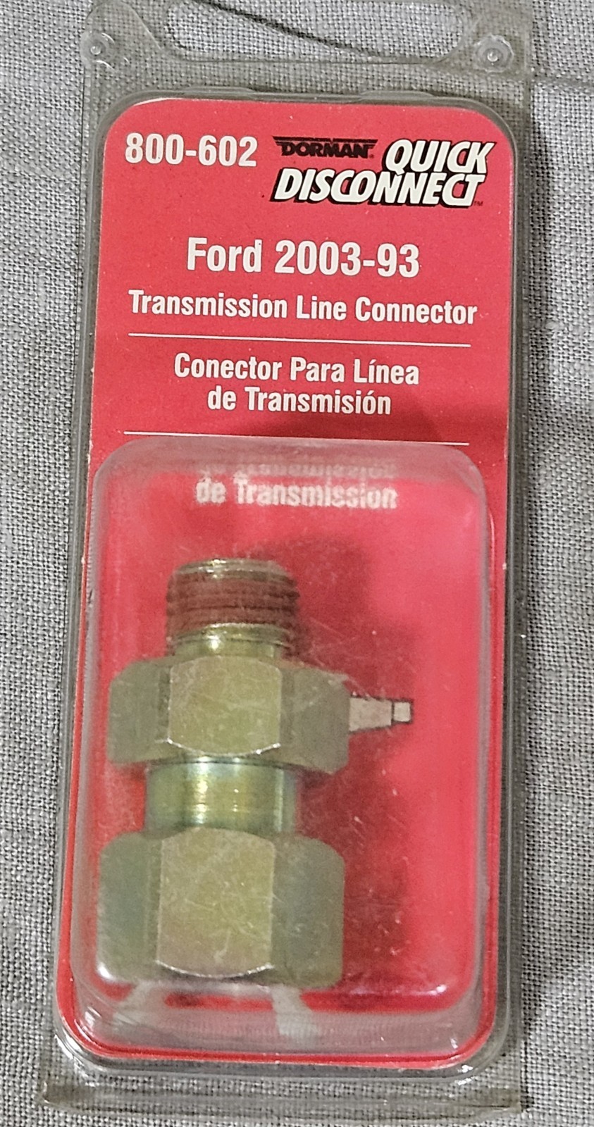 Dorman 800-602 Transmission Oil Cooler Line Connector Quick Disconnect 3/8″ Tube
