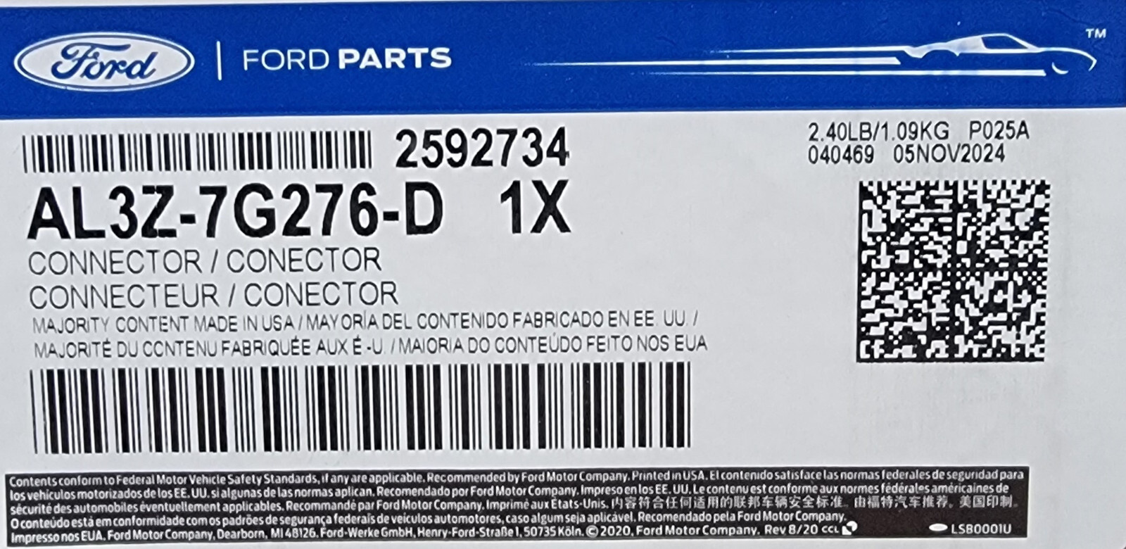 OEM Ford Lead Frame – 6R80 Transmission | Fits many Mustang & F-150 | AL3Z7G276D