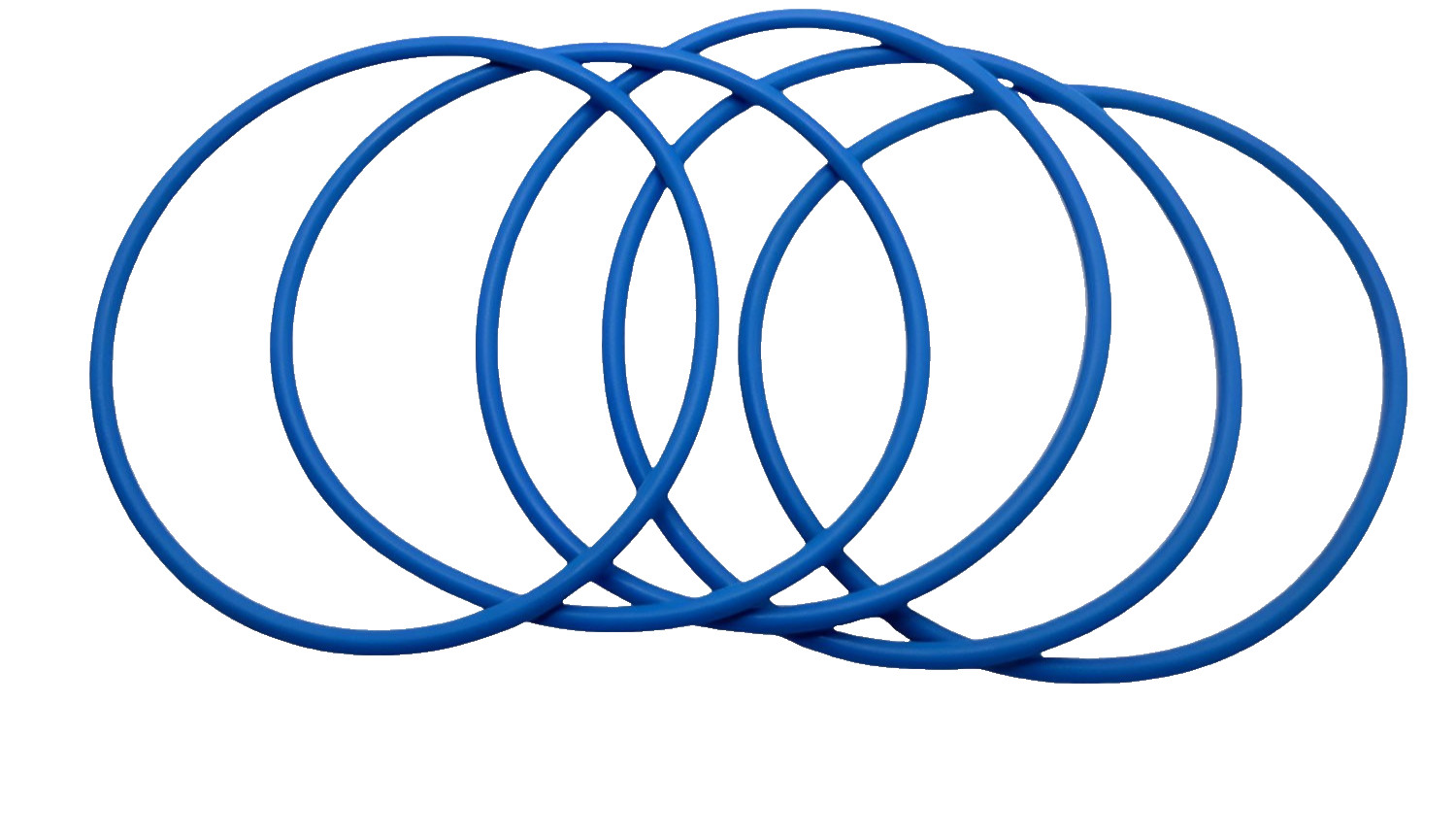 4L60E 700R4 2-4 Servo Cover O-Ring Outer Blue OE Hi Temp Rubber ( 5 Pack )