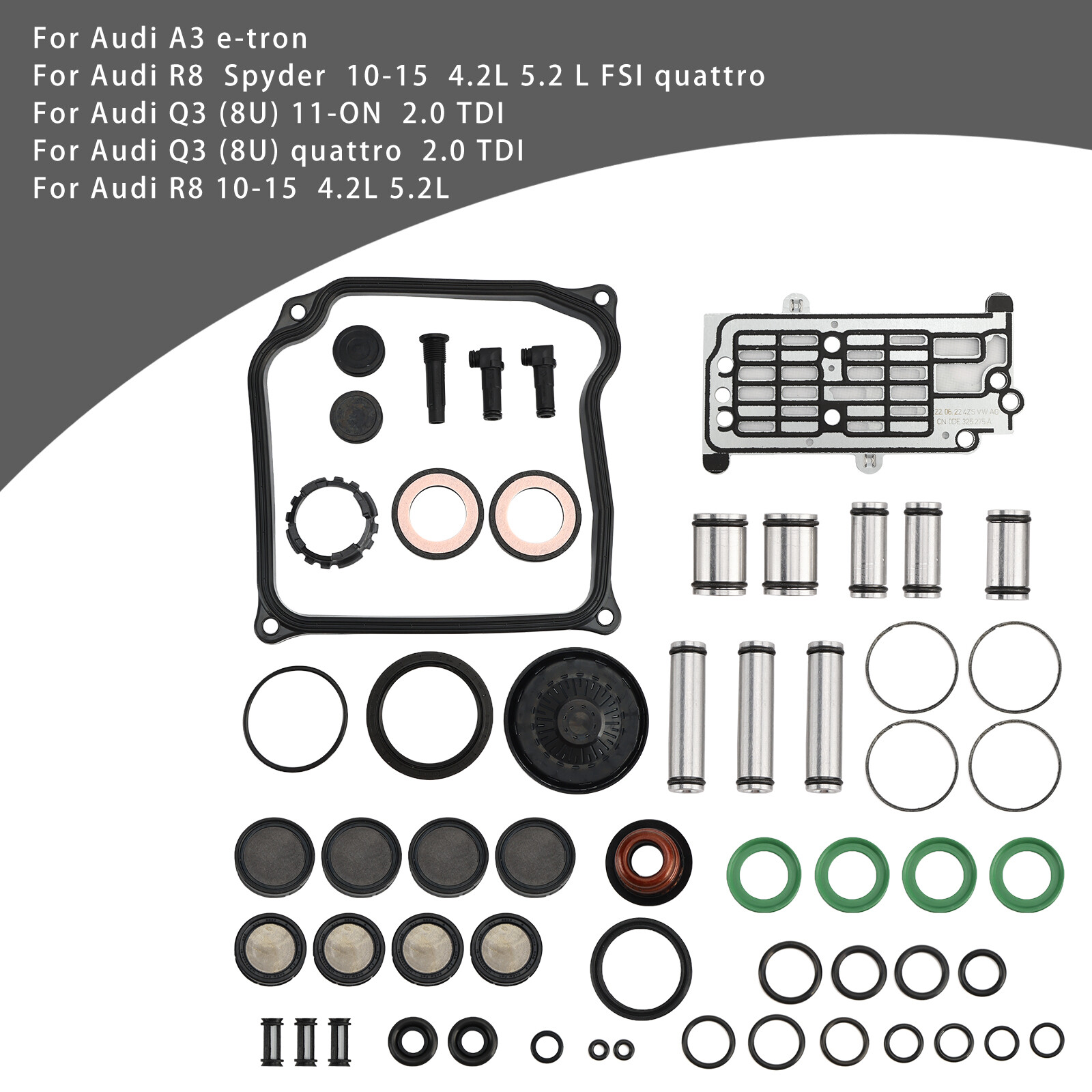 DQ500 0BH 0BT Transmission Overhaul Seals Pistons Gasket For VW TIGUAN 11-ON L4