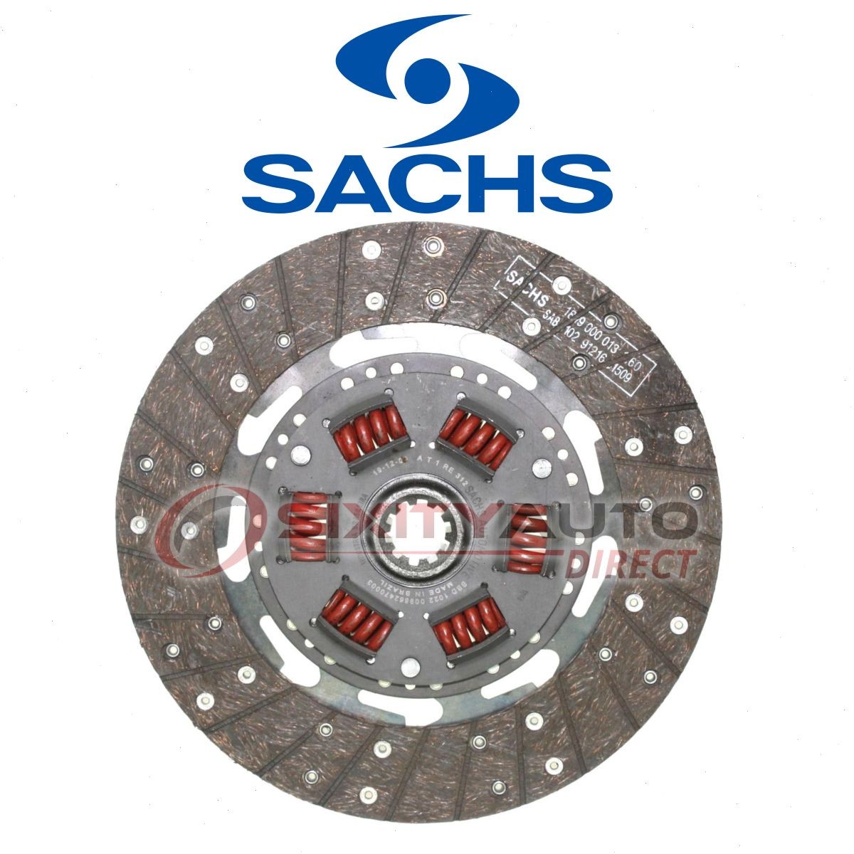 SACHS Clutch Friction Disc for 1975-1980 Ford Granada 4.1L 5.0L L6 V8 – al