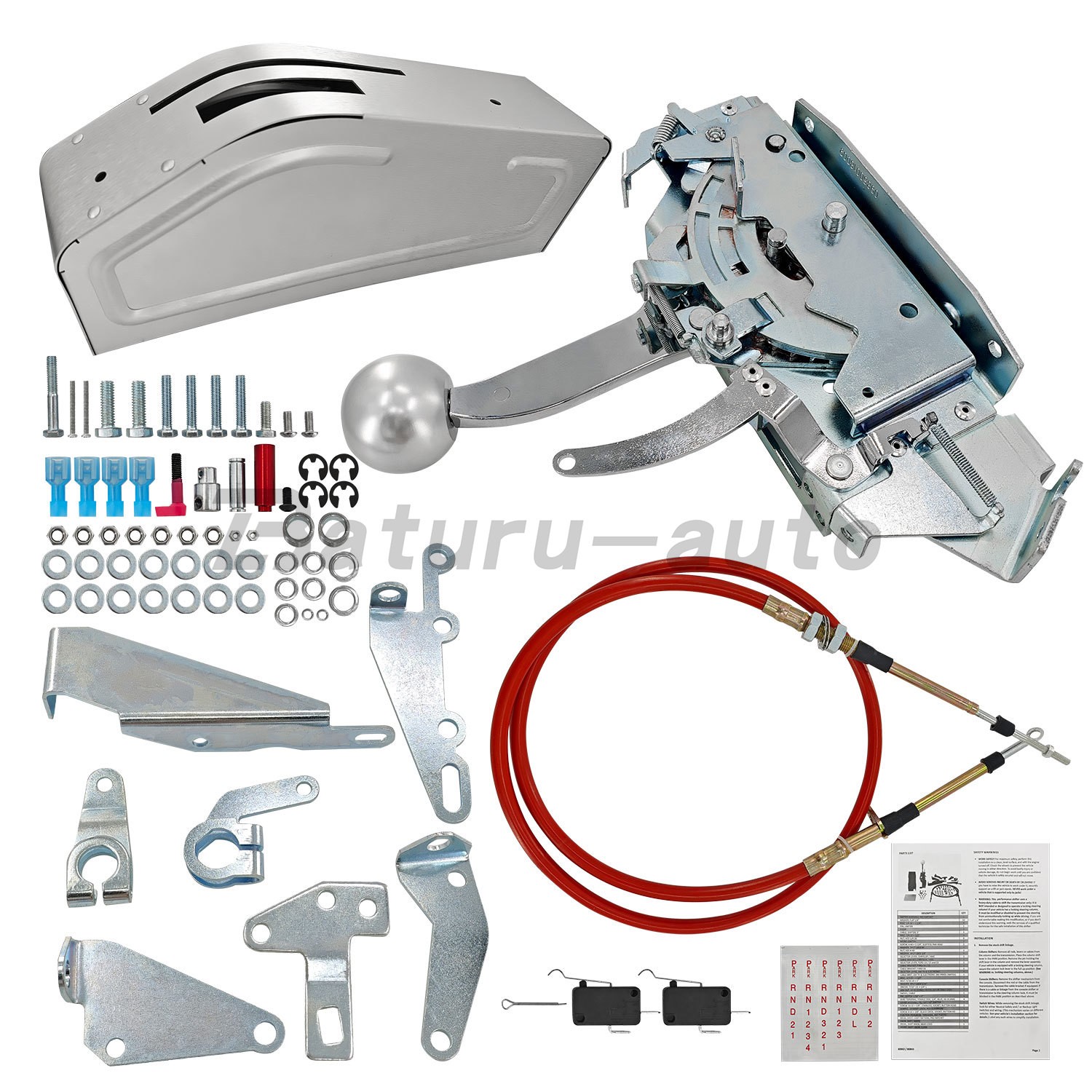 FOR B&M 80842 Pro Ratchet Automatic Shifter for 3 & 4 Speed Transmission NEW US