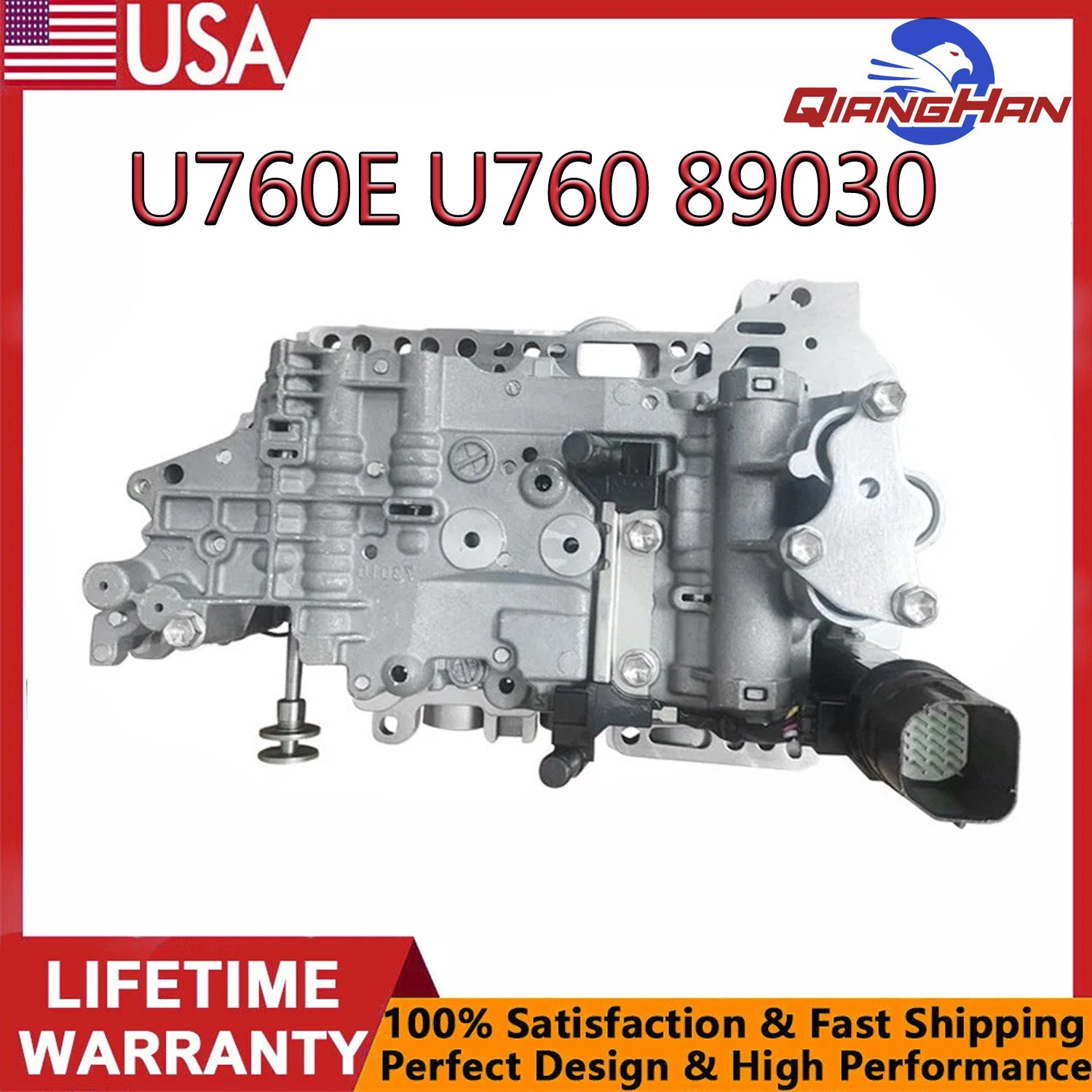 U760E U760 Transmission Valve Body w/Solenoids For Toyota Camry RAV4 2.5L 11-23