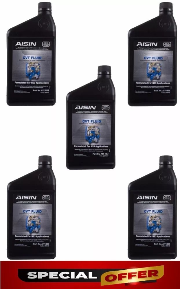 5 New Quarts Automatic Transmission Fluid ATF for Nissan/Infiniti CVT ATF-NS3
