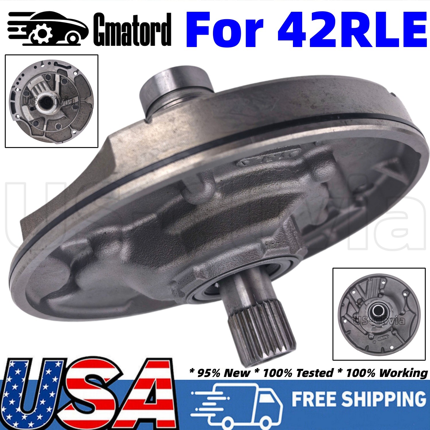 42RLE Transmission Oil Pump Assembly for Dodge Mitsubishi Endeavor Raider 4Speed