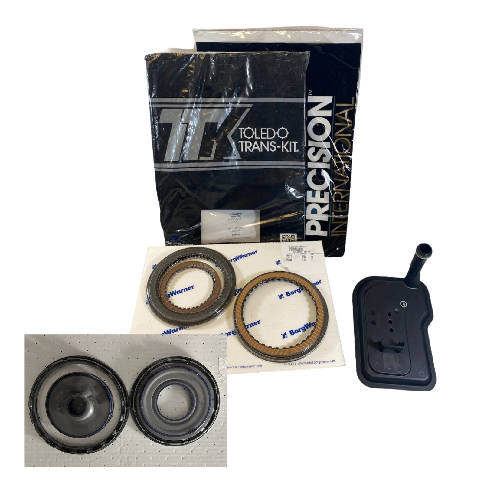 GM 6l90 6l90E Transmission Banner Rebuild Kit With Pump bushing Filter 2007-Up.