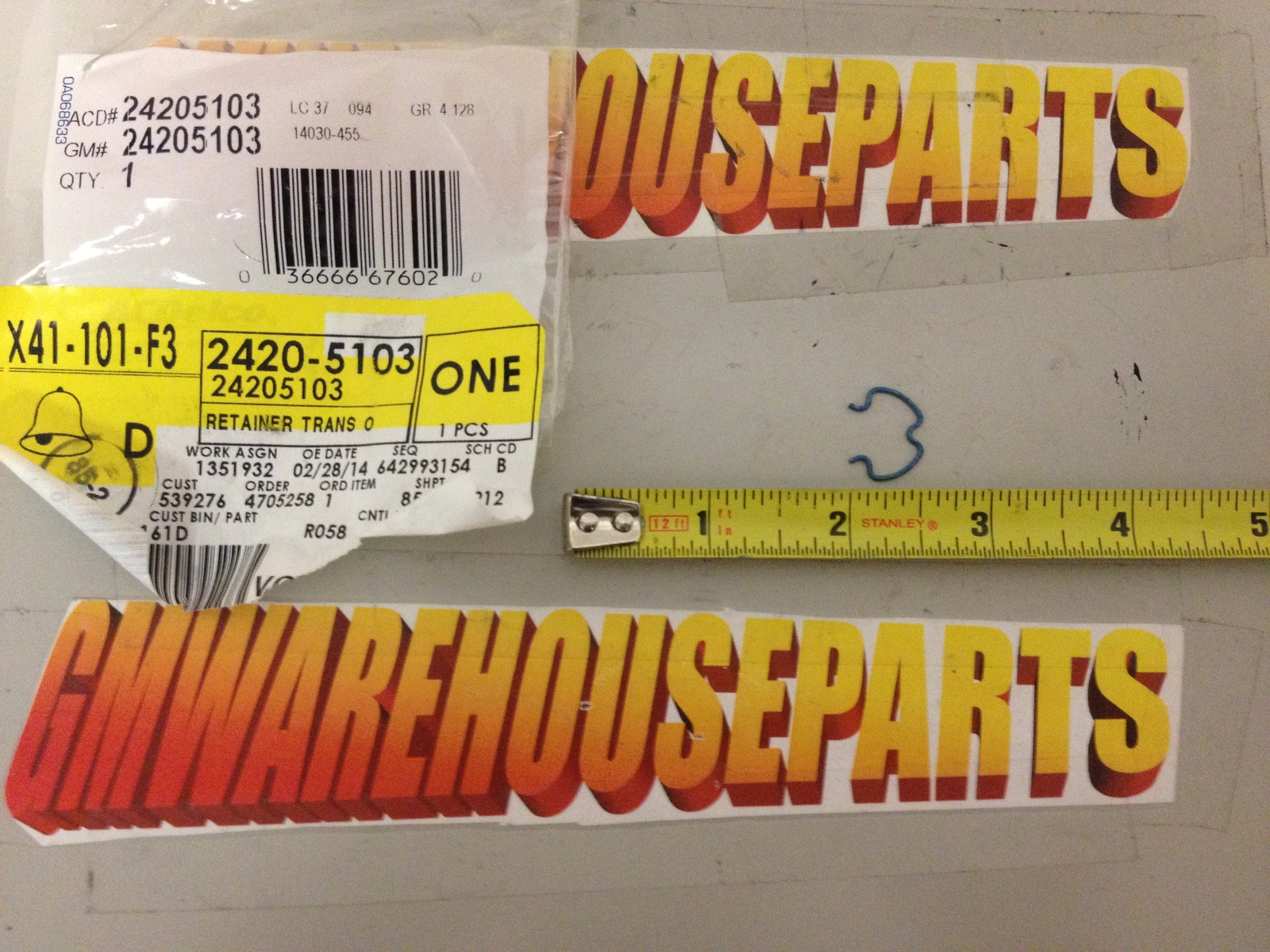 TRANSMISSION OIL COOLER HOSE RETAINING Clip NEW GM # 24205103