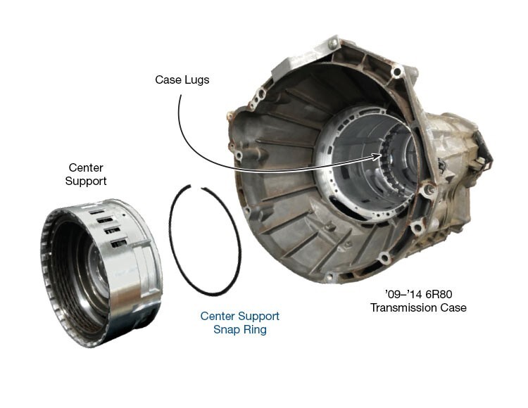 .6R60, 6R75, 6R80 (2009–2014), 6R80 (2015-ON Center Support Snap Ring 95630-01