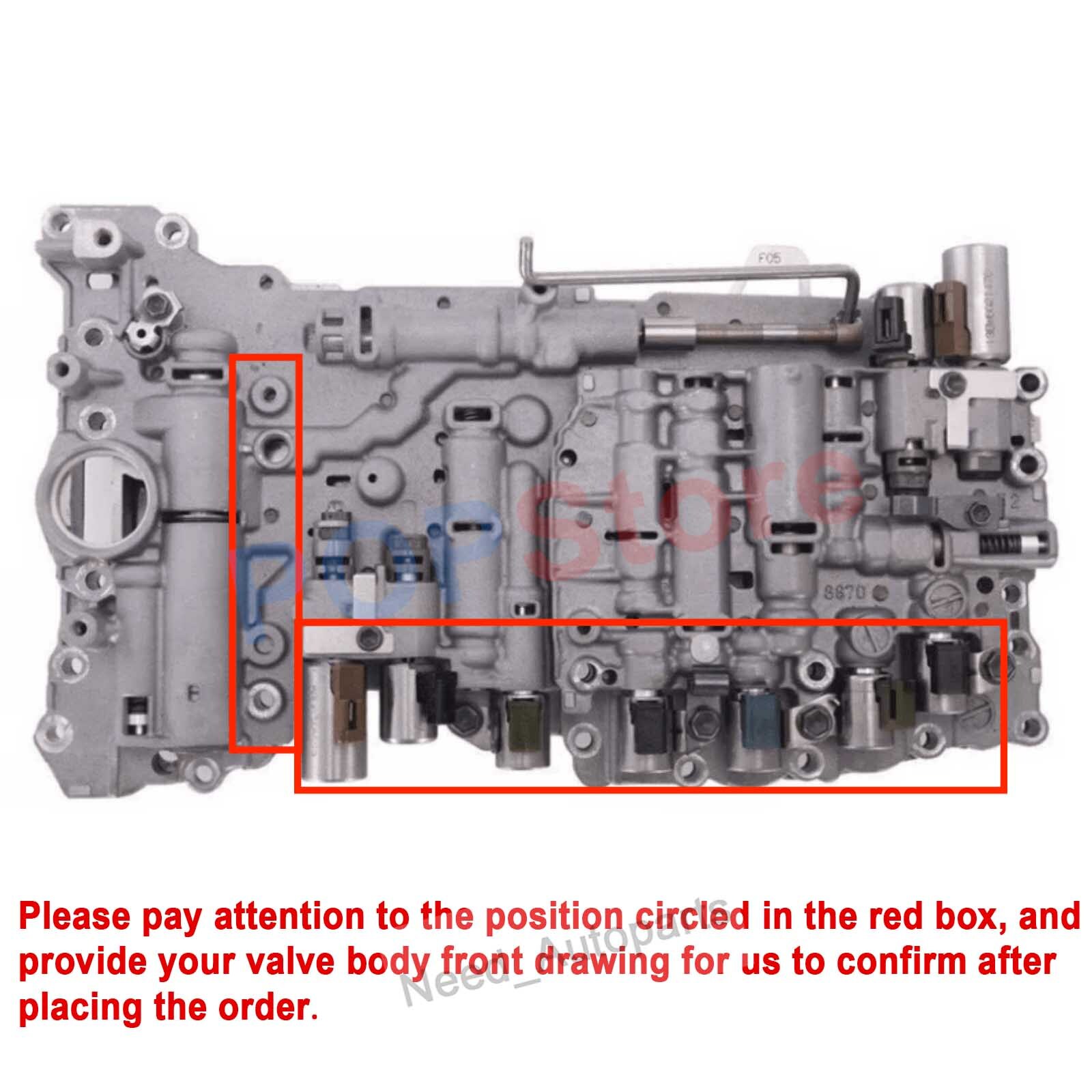 A760 A760E A760F Transmission Valve Body W/ 9 Solenoids Fit For Lexus Toyota