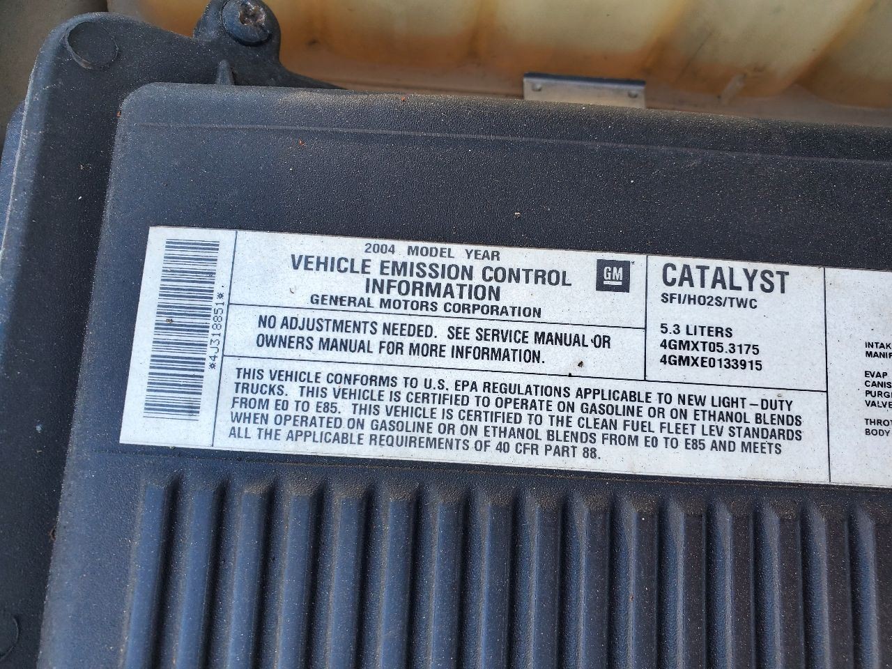 TAHOE 2004 Automatic Transmission Oil Cooler 1794408