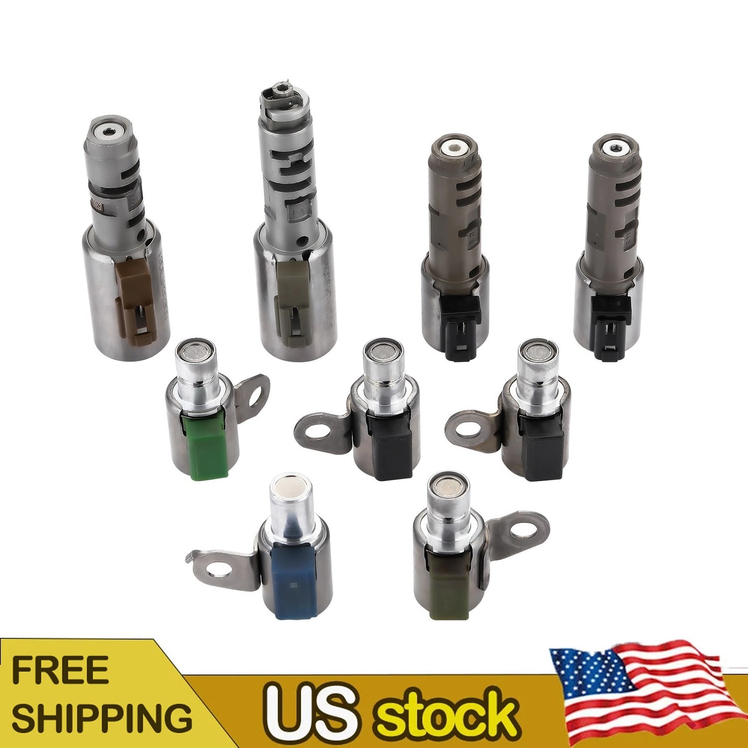 Transmission Solenoid Kit For Toyota Lexus.A760 A761E A960E AB60F CN AB60E 9PCS
